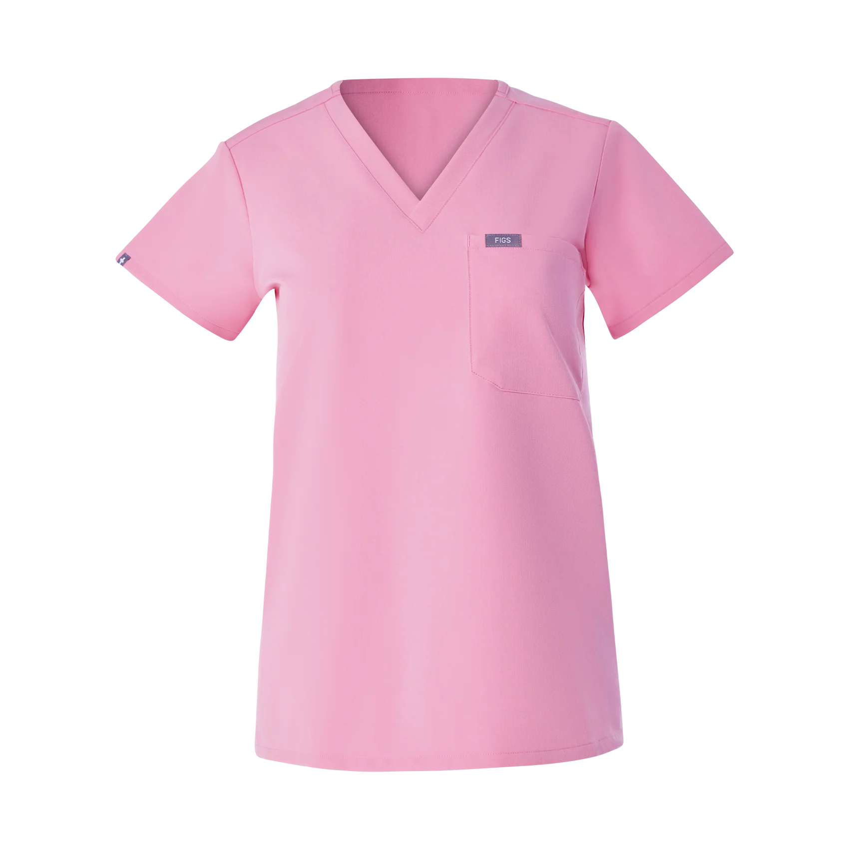 women's Sunrise Pink Catarina Petite - One-Pocket Scrub Top™