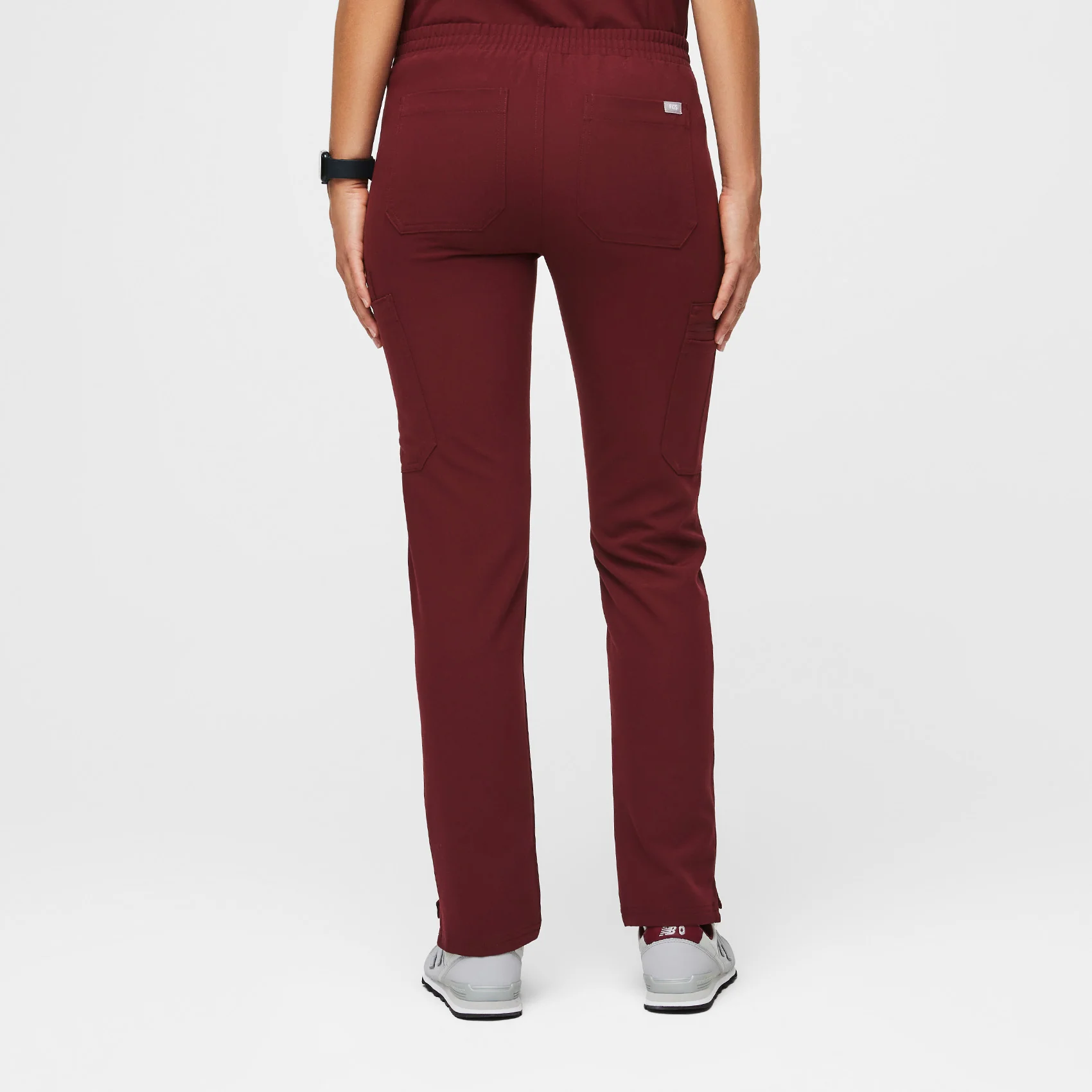 Women's Burgundy Yola™ - Skinny Scrub Pants