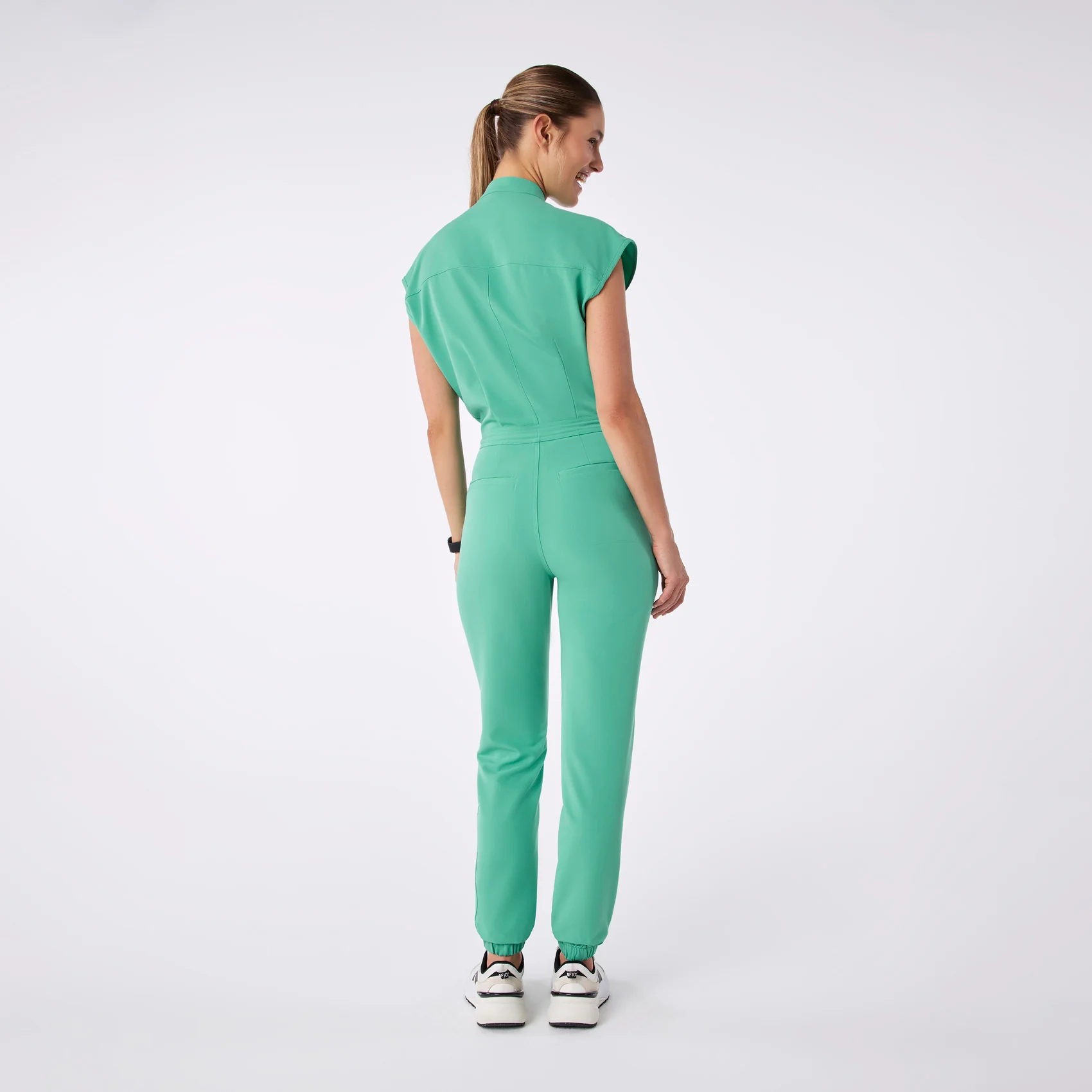 women's Surgical Green Rafaela Cargo Jogger - Petite ScrubJumpsuit™