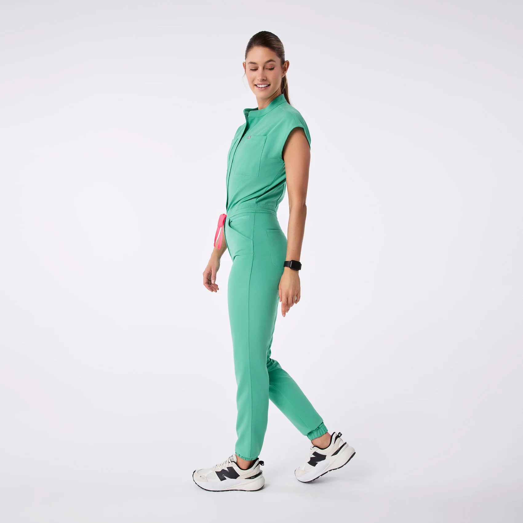 women's Surgical Green Rafaela Cargo Jogger - Petite ScrubJumpsuit™