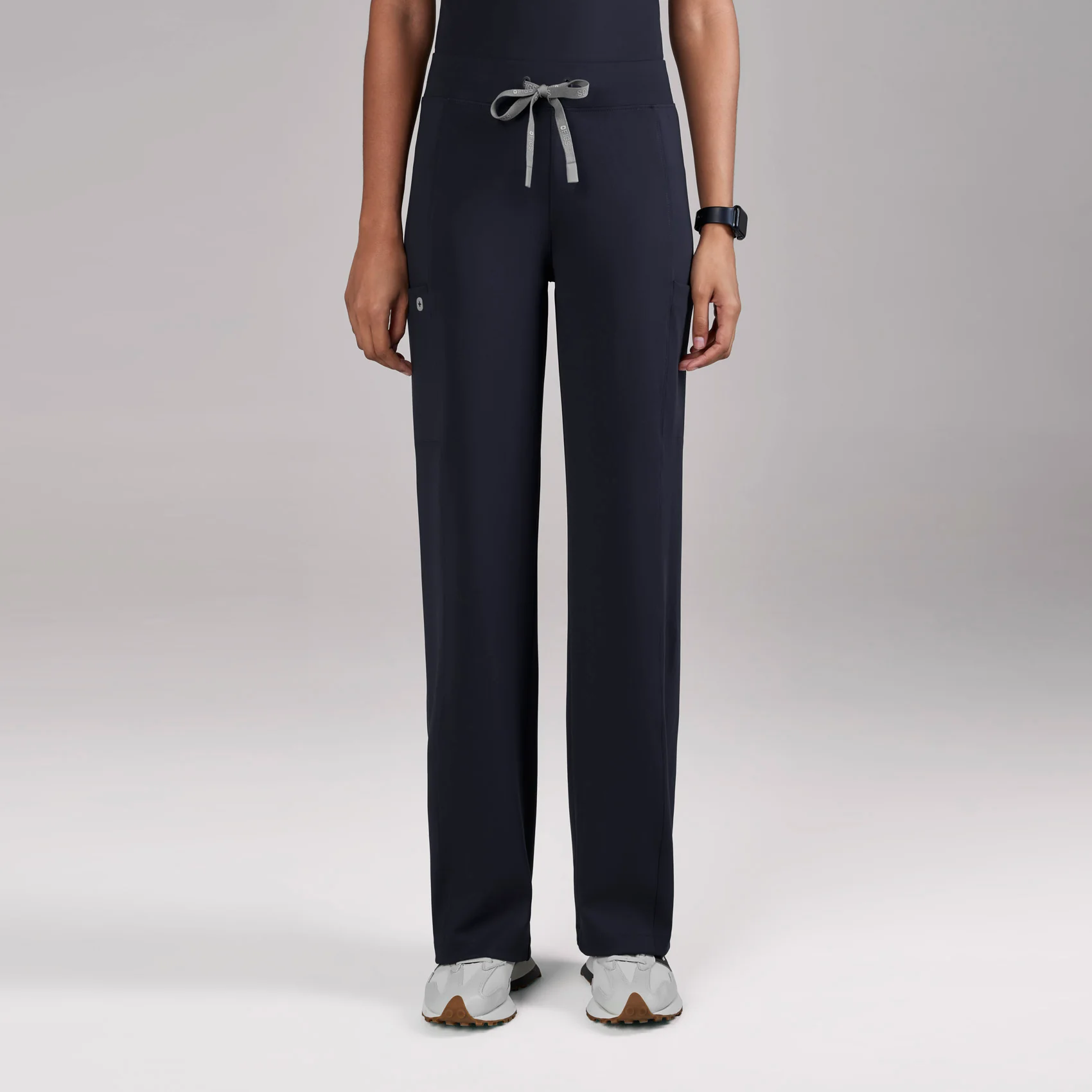 women's Navy Valle FORMx Straight Leg - Petite Scrub Pant