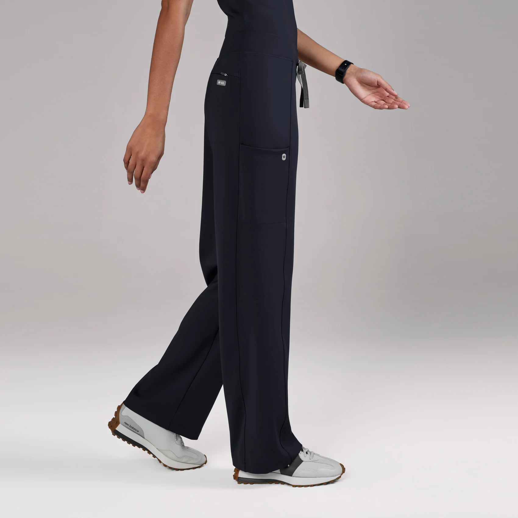 women's Navy Valle FORMx Straight Leg - Petite Scrub Pant