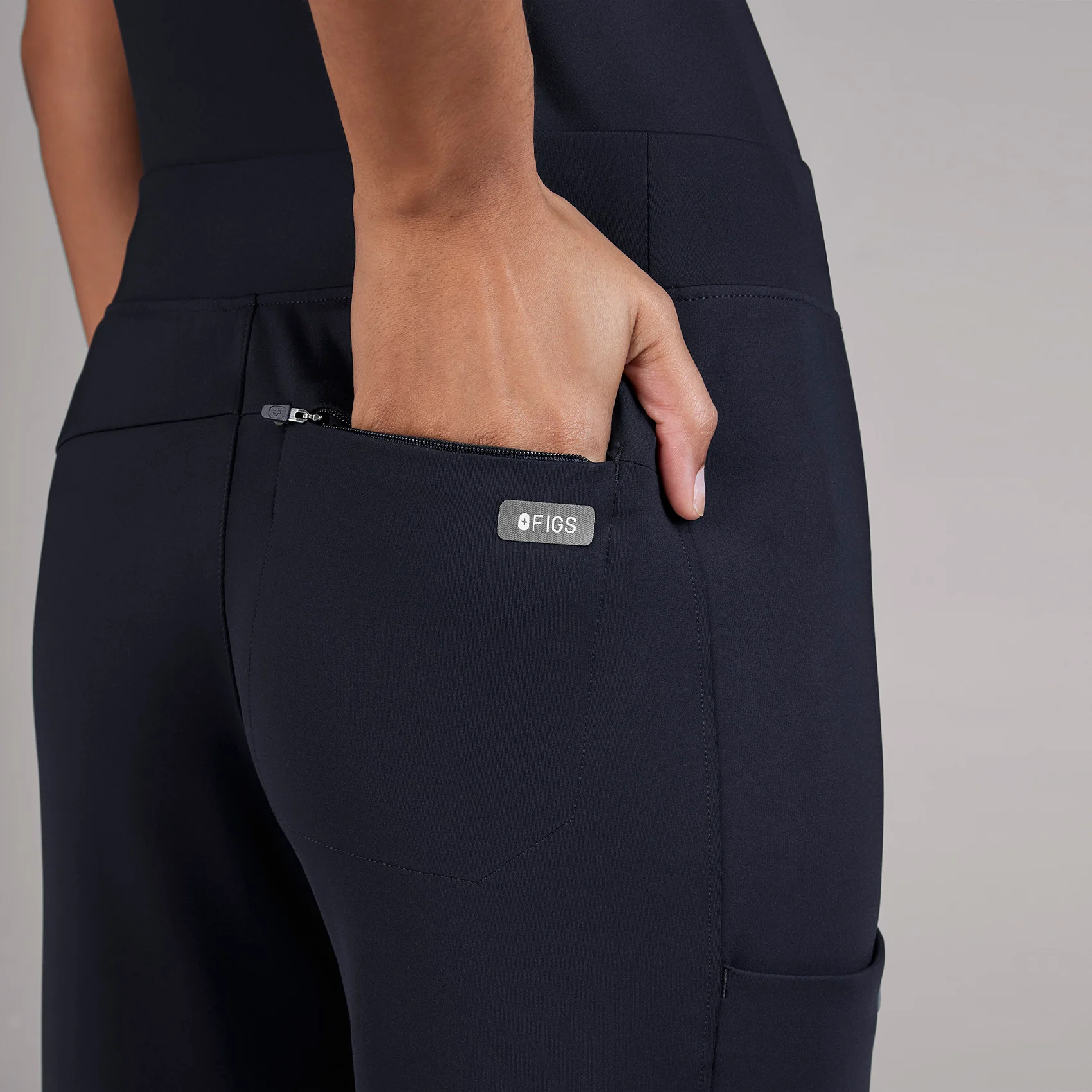 women's Navy Valle FORMx Straight Leg - Petite Scrub Pant