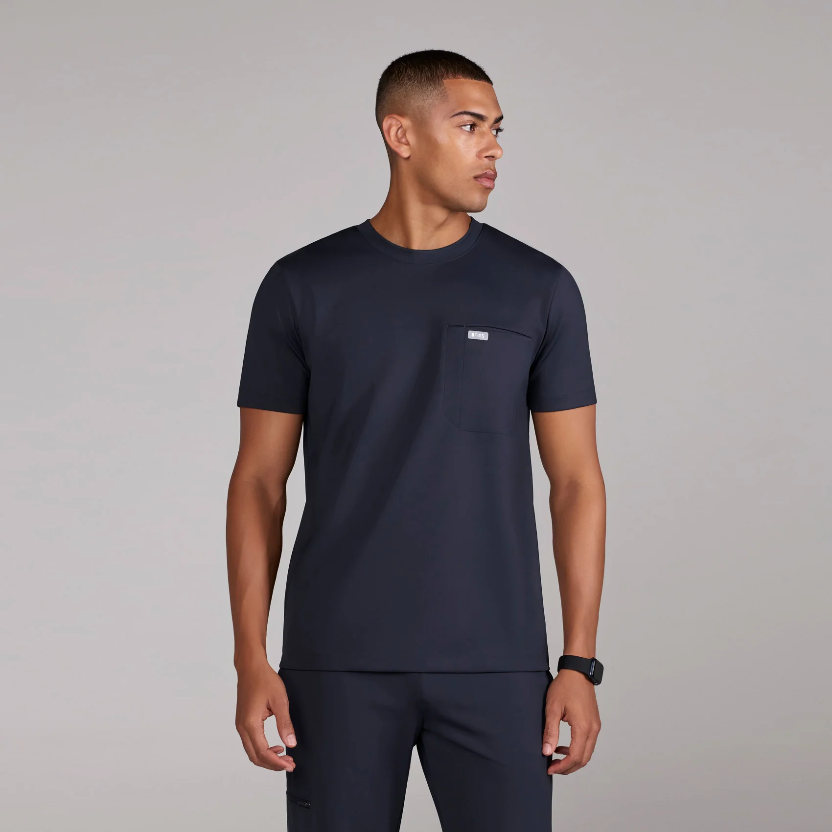 men's Navy Darien FORMx - Crewneck Scrub Top