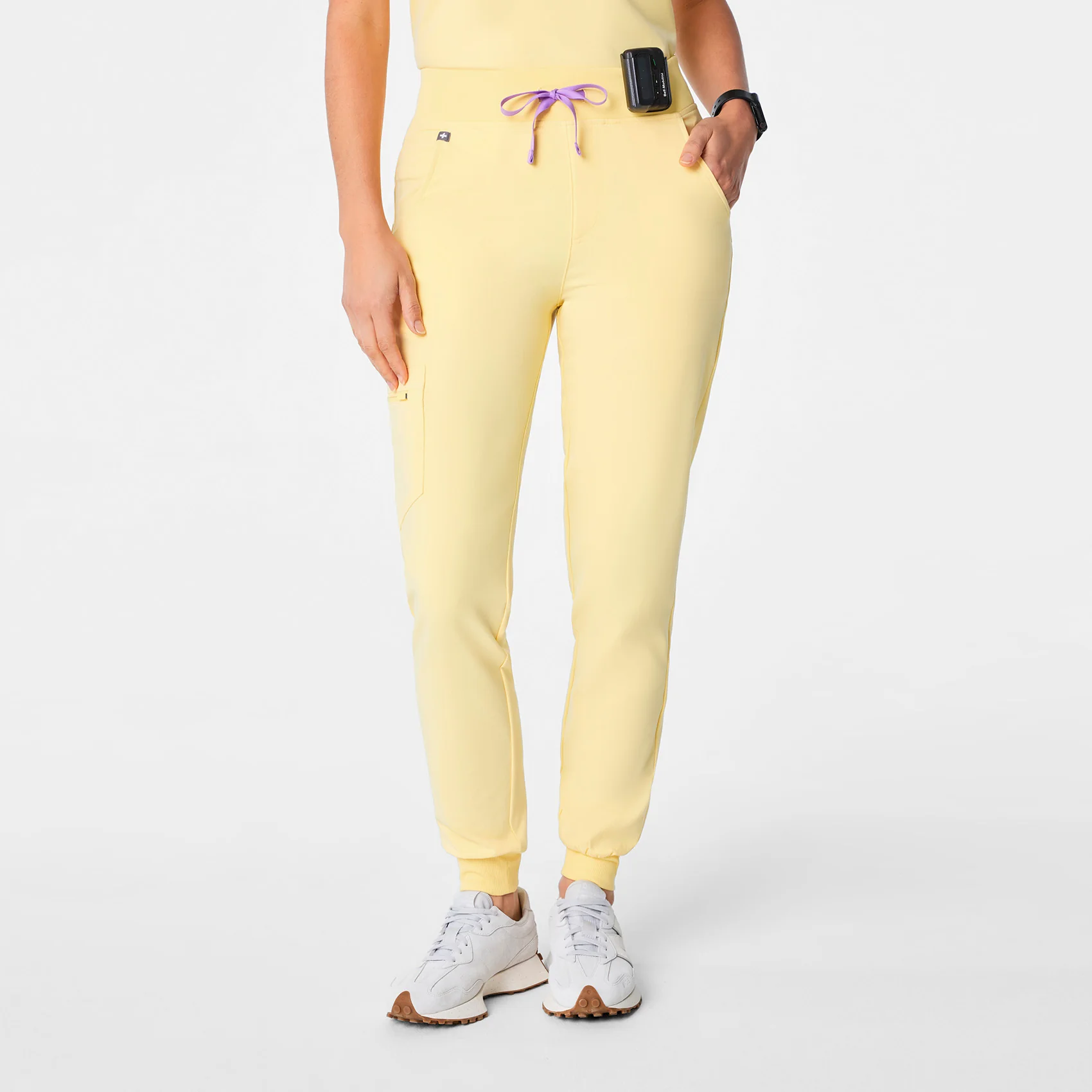 women's Butter Yellow High Waisted Zamora - Jogger Scrub Pant™