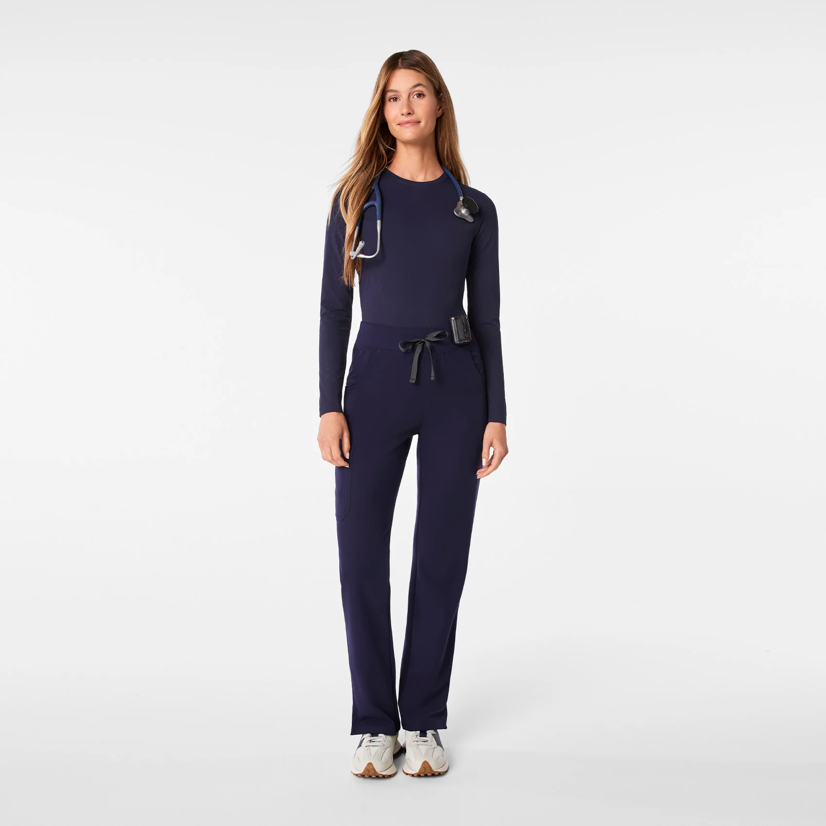 women's Navy High Waisted Kade - Tall Cargo Scrub Pant™