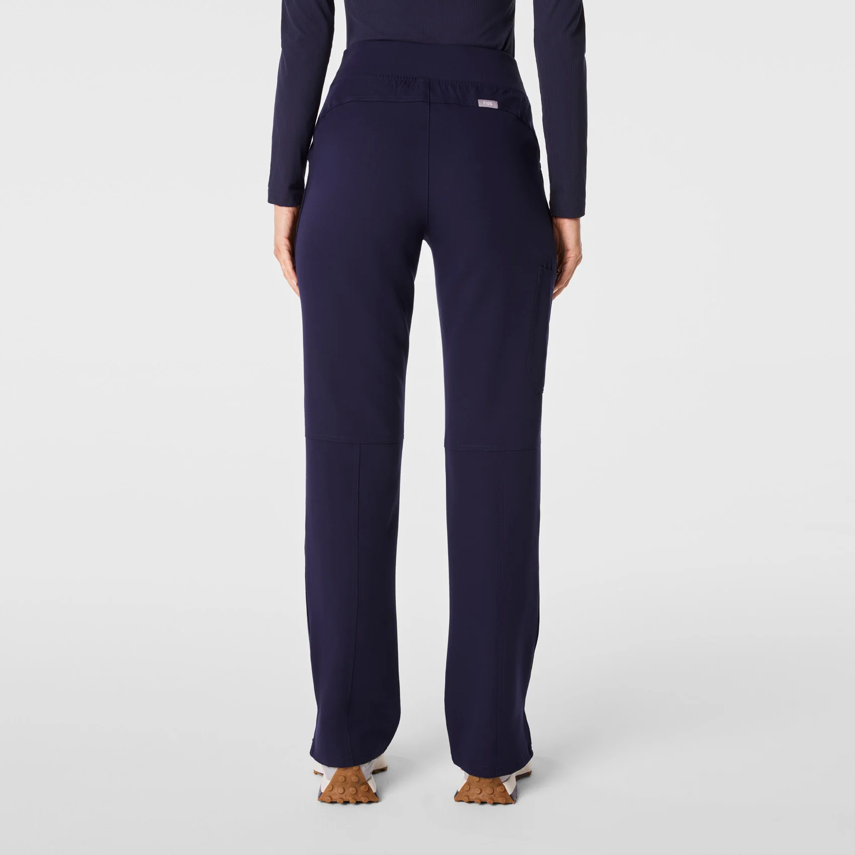 women's Navy High Waisted Kade - Tall Cargo Scrub Pant™