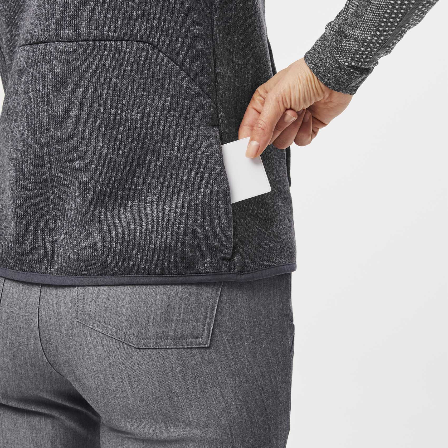 19632-women-s-heathered-dark-charcoal-on-shifttm-sweater-knit-vest-5.jpg women's Heathered Dark Charcoal On-Shift™ - Sweater Knit Vest
