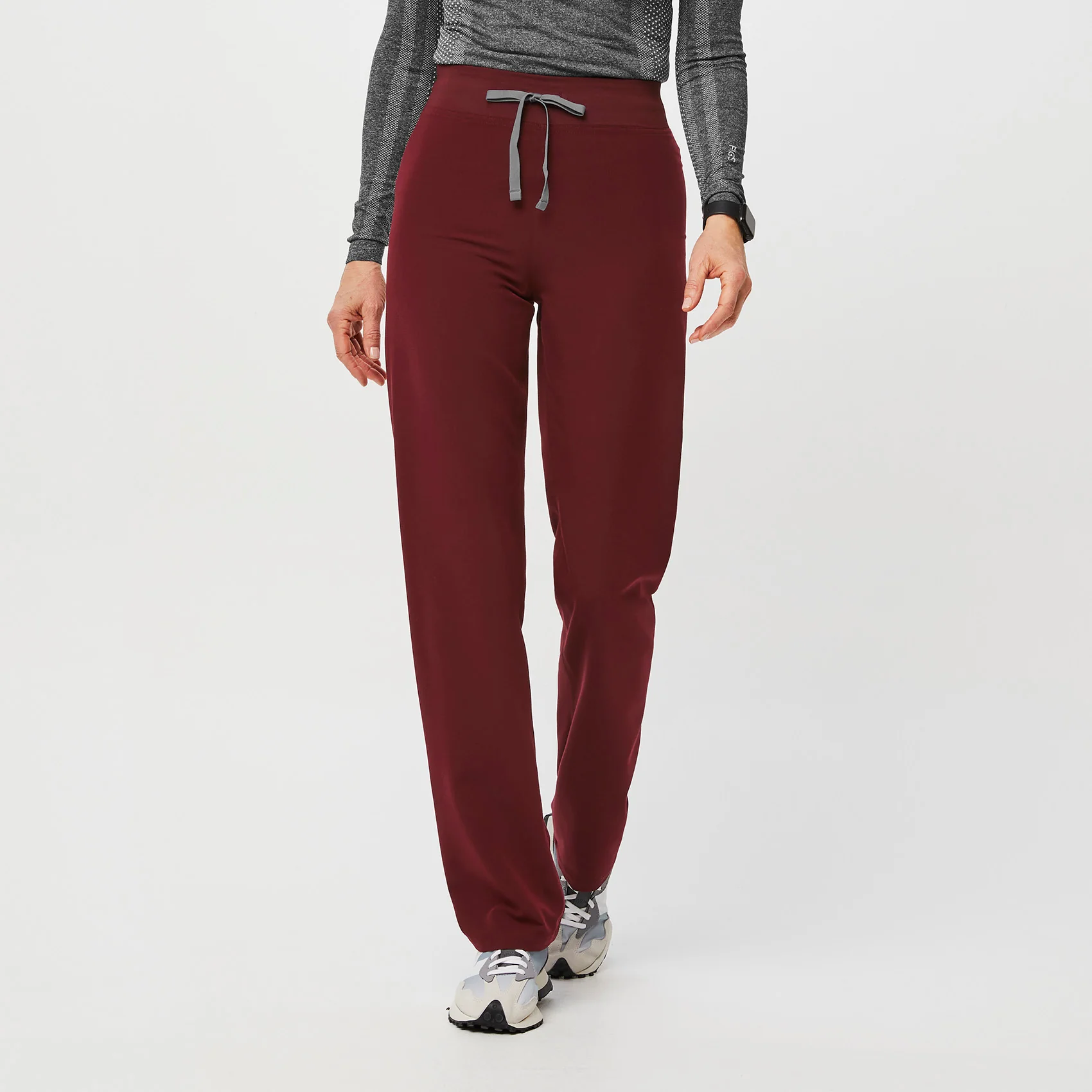 1983-women-s-burgundy-livingstontm-high-waisted-basic-scrub-pants-1.webp women's Burgundy Livingston™ High Waisted - Basic Scrub Pants