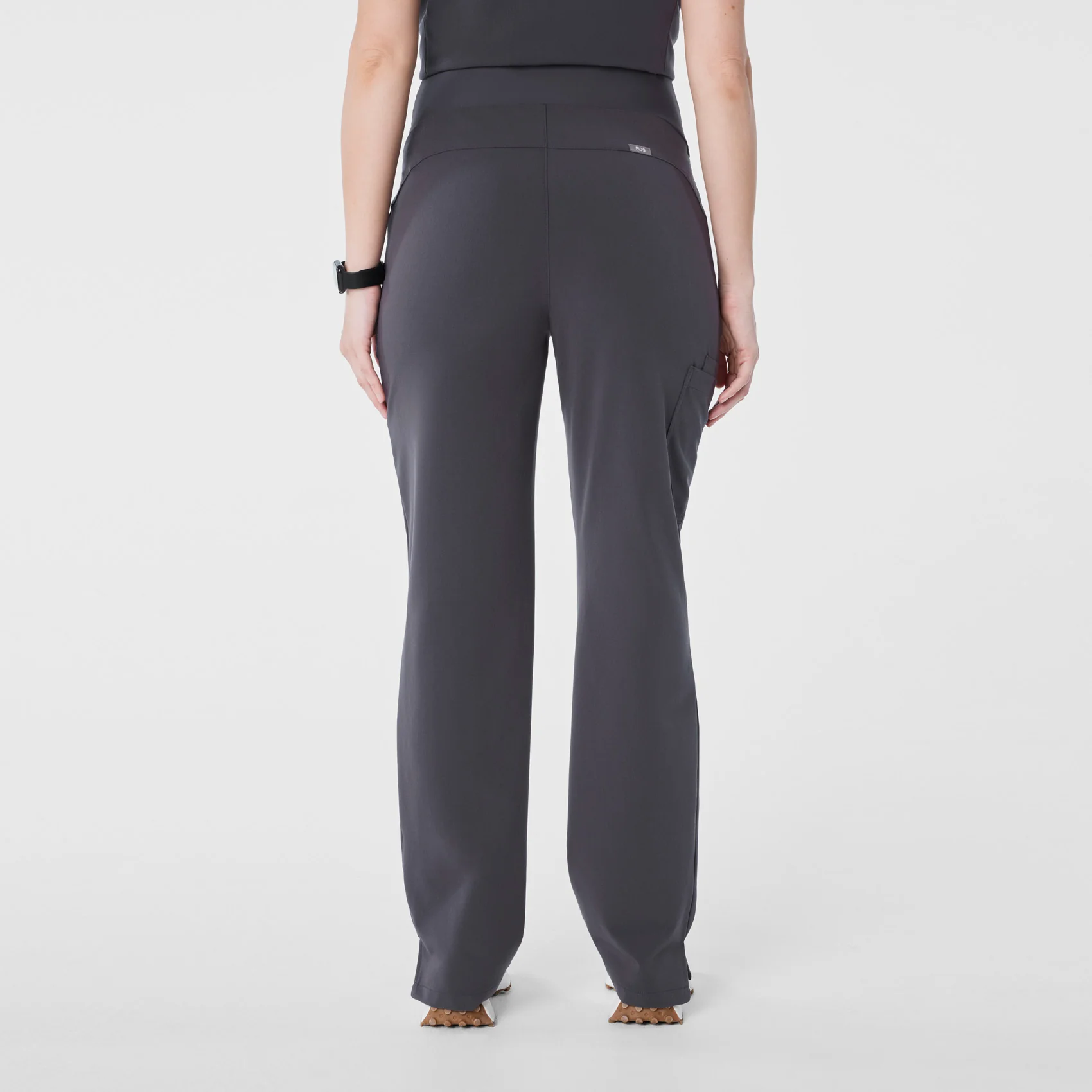 women's Charcoal Kade - Maternity Straight Leg Scrub Pant™