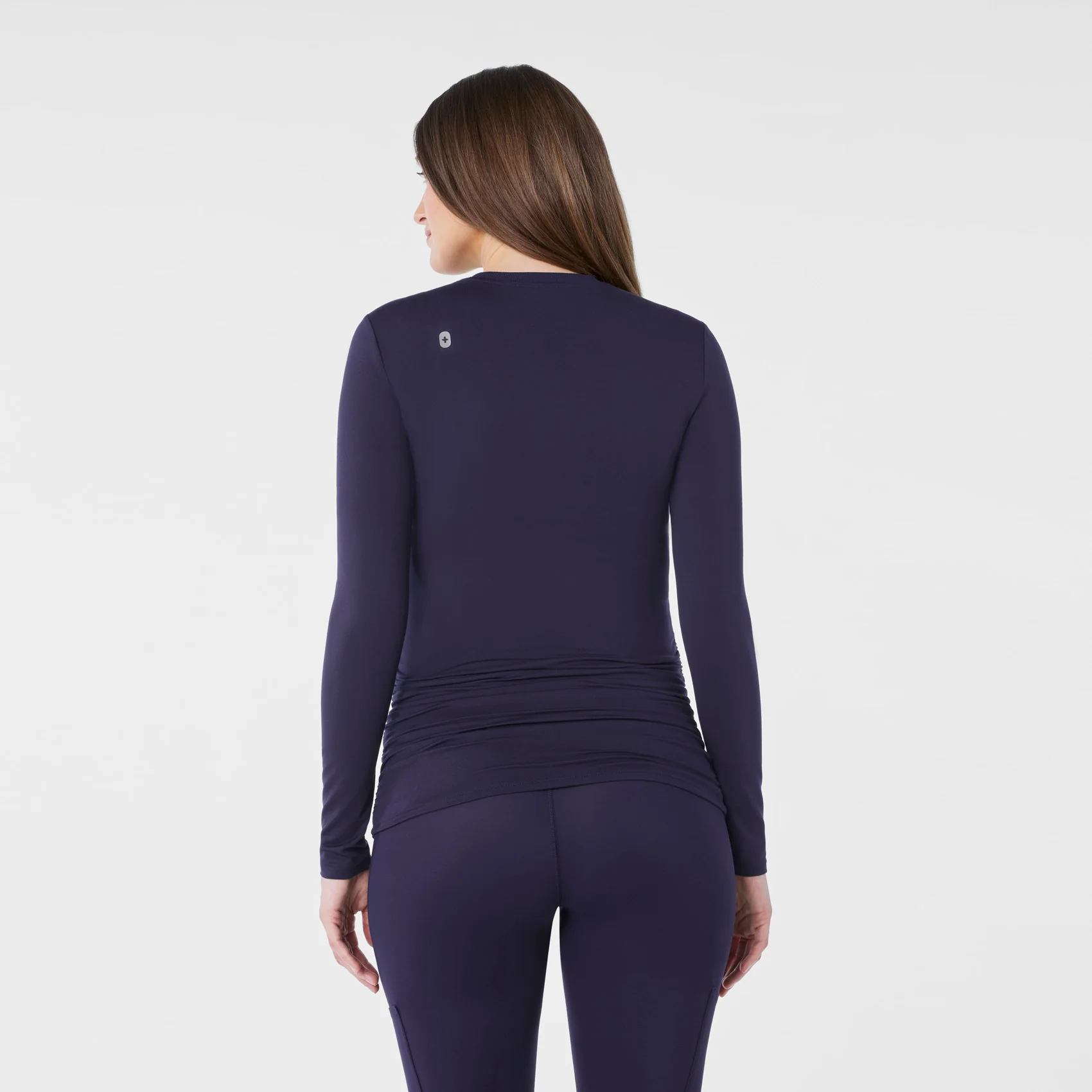 women's Navy Maternity - Longsleeve Underscrub