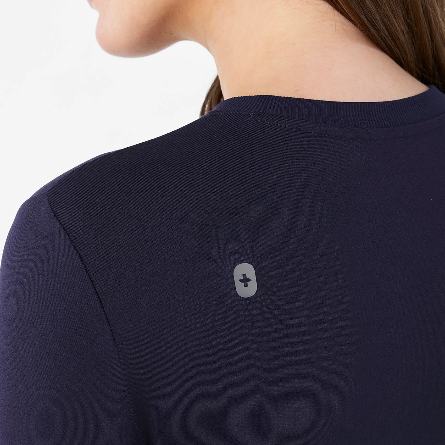 women's Navy Maternity - Longsleeve Underscrub