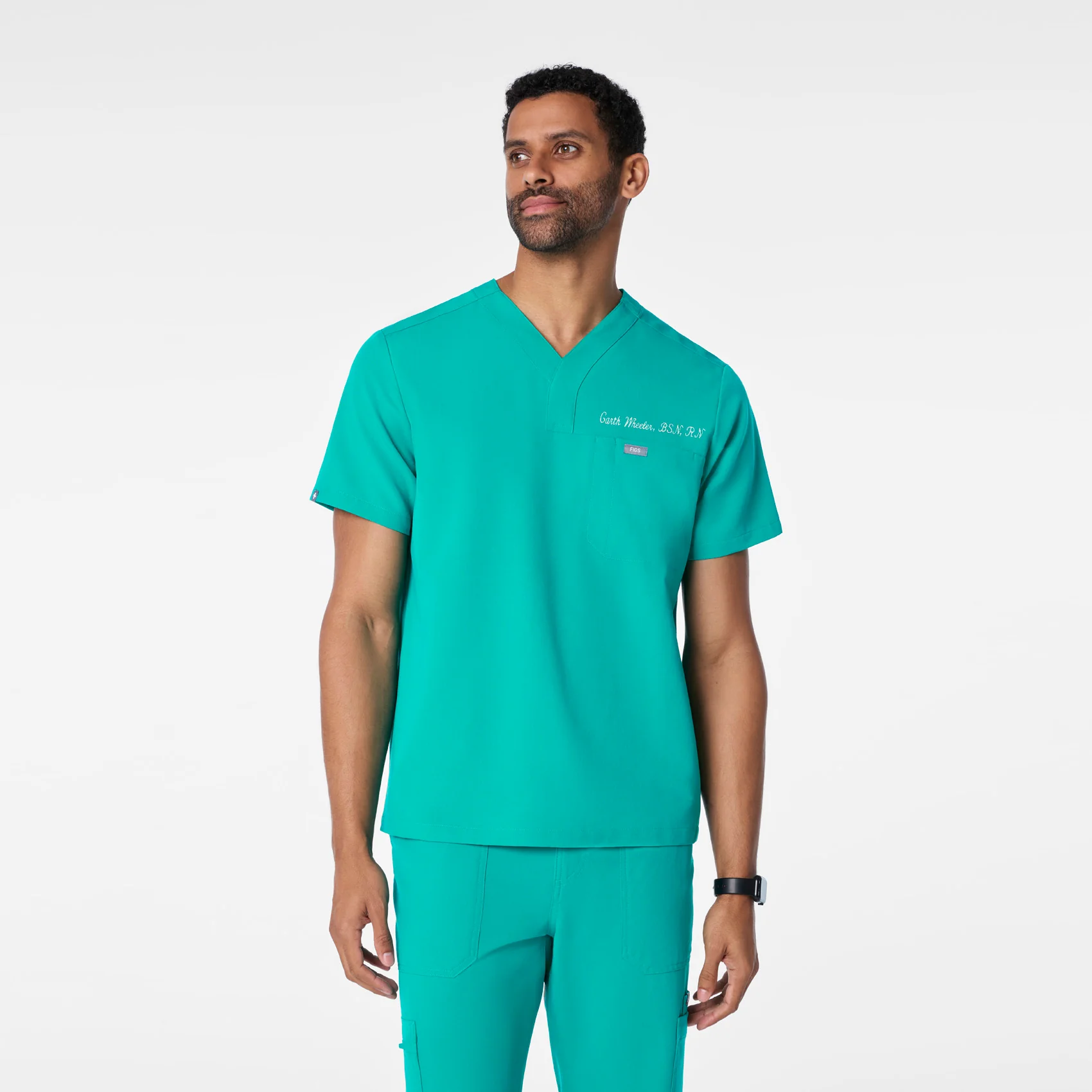 20191-men-s-lagoon-surrey-v-neck-scrub-top-1.webp men's Lagoon Surrey - V-Neck Scrub Top