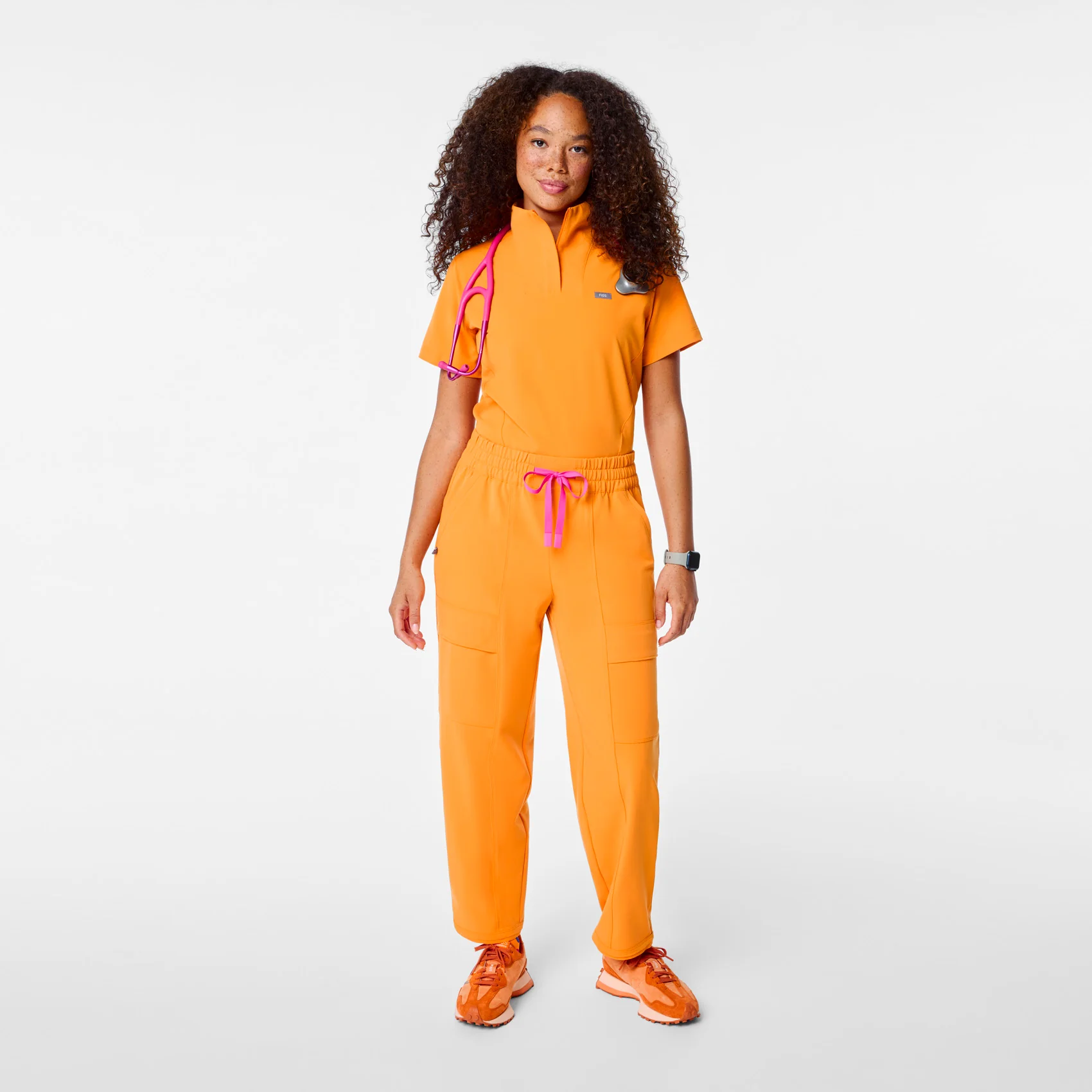 women's Creamsicle High Waisted Giuliana Relaxed Straight Leg - Petite Scrub Pant™