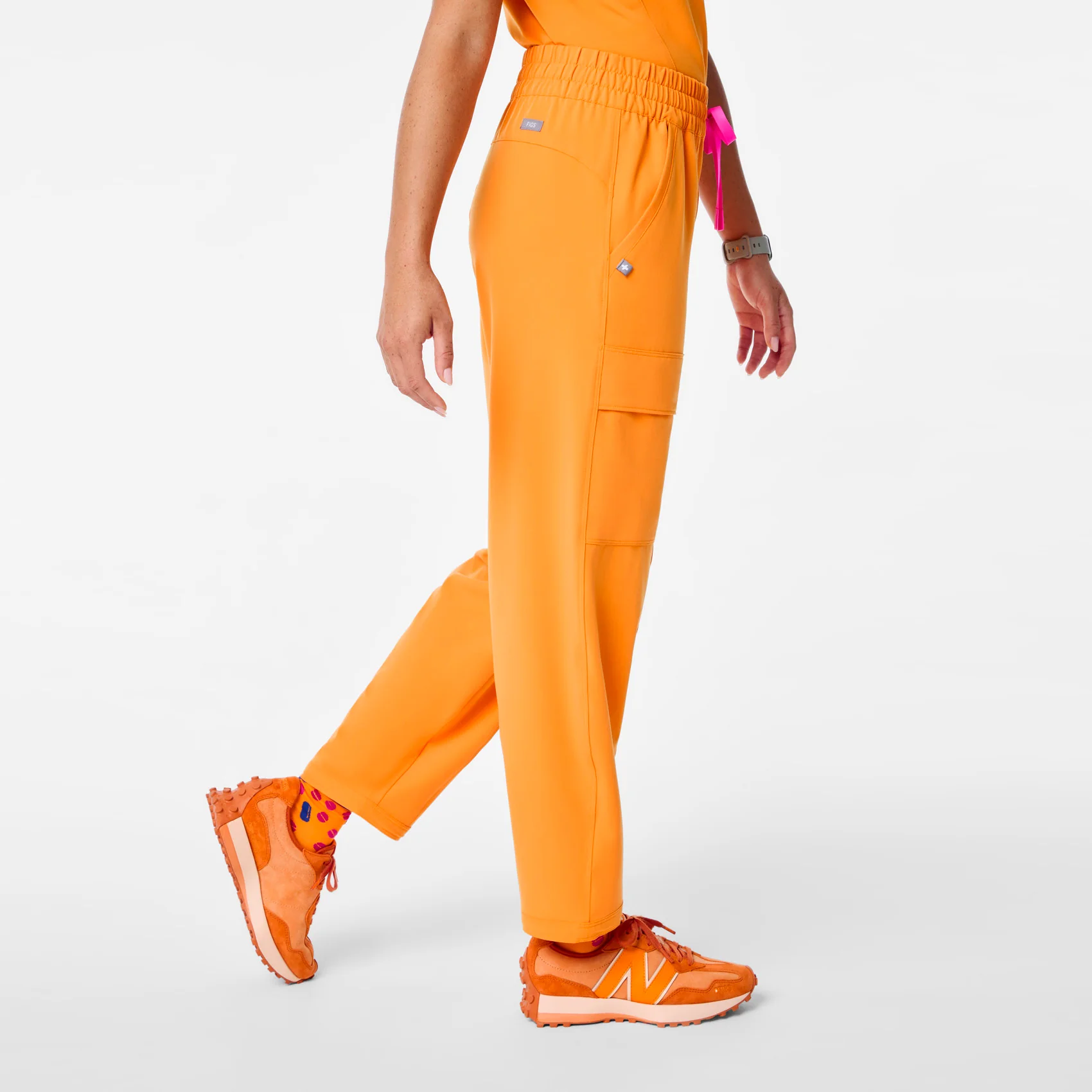 women's Creamsicle High Waisted Giuliana Relaxed Straight Leg - Petite Scrub Pant™
