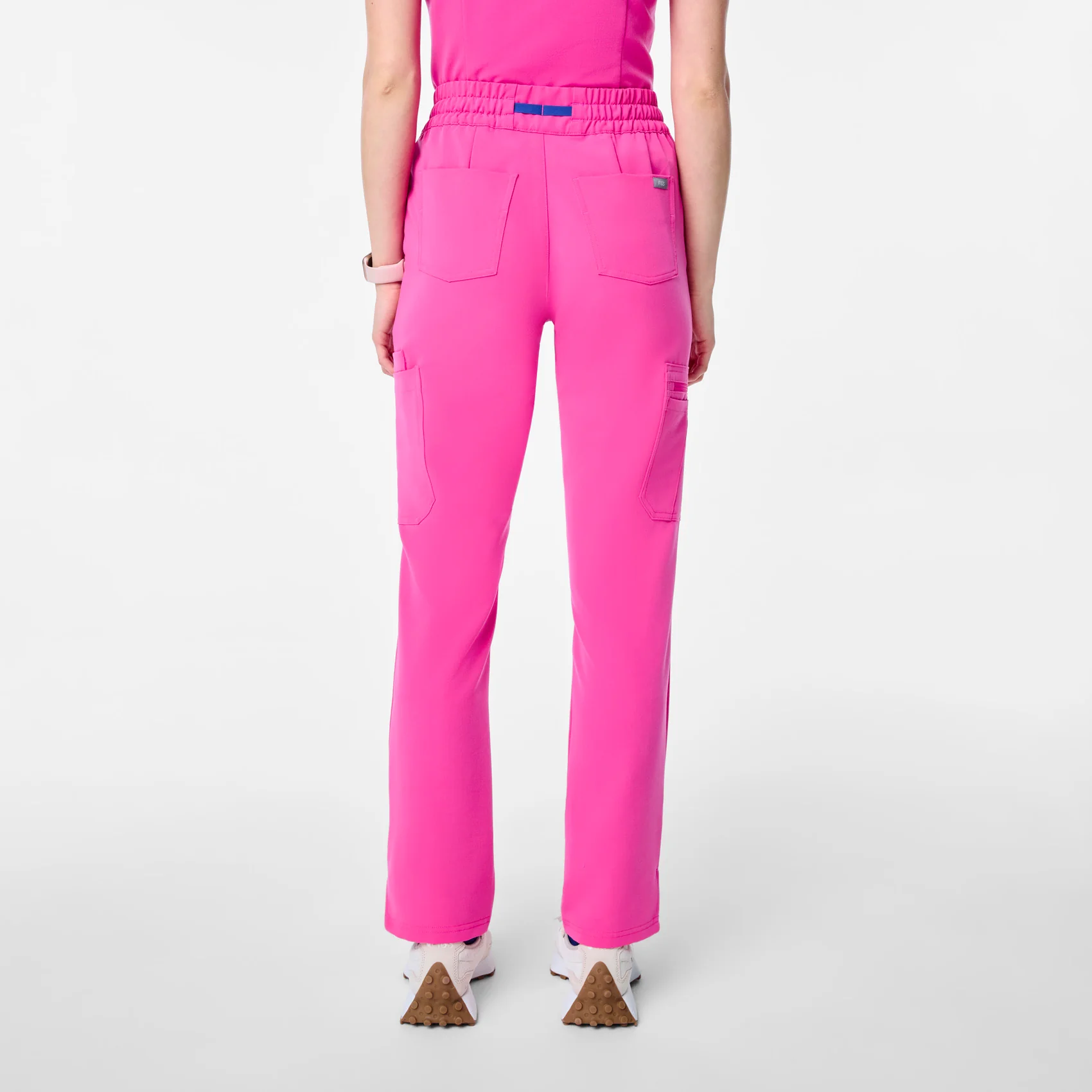 women's Rapid Response Pink High Waisted Dowa - Tall Scrub Pants