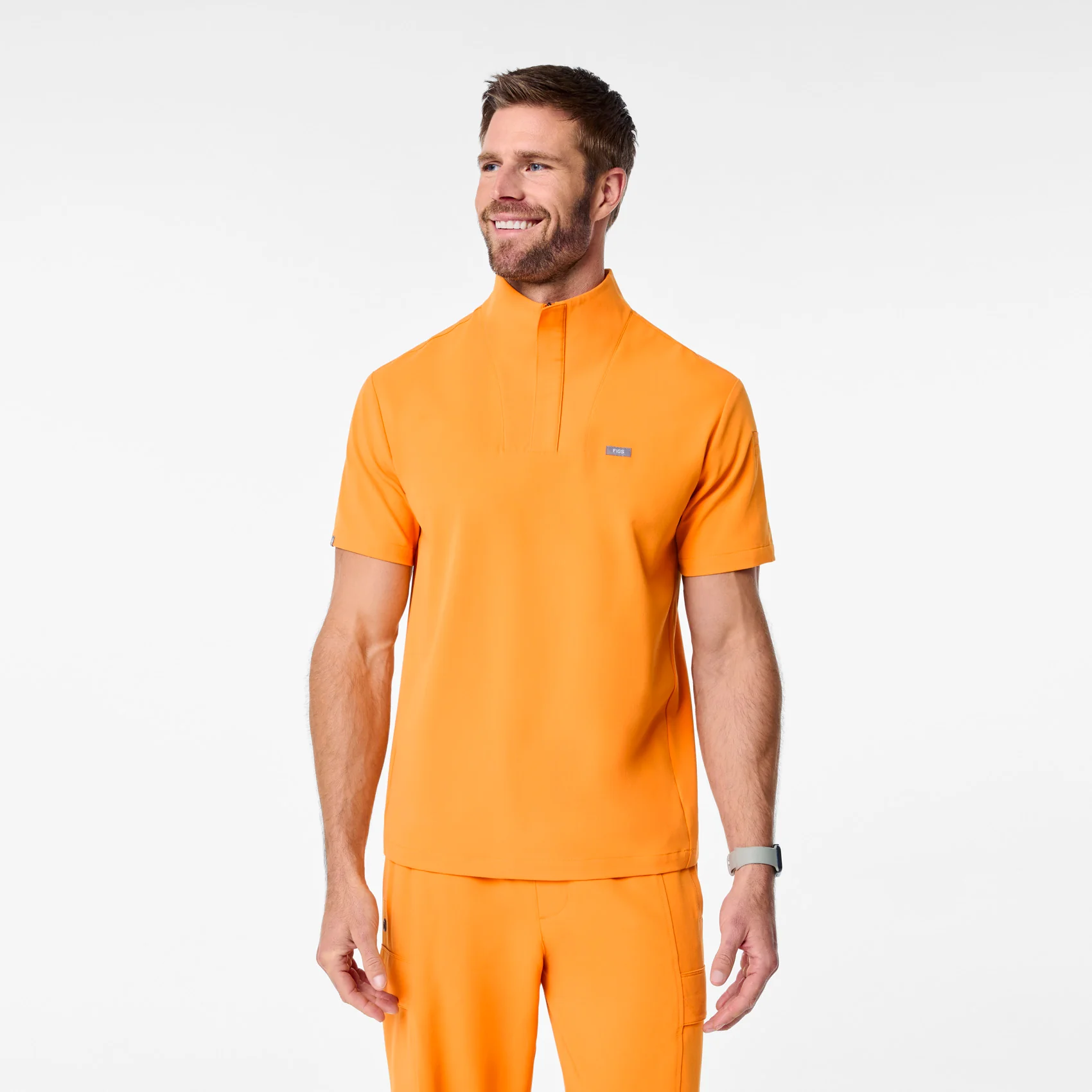 21004-men-s-creamsicle-walden-mock-neck-scrub-top-1.webp men's Creamsicle Walden Mock Neck - Scrub Top