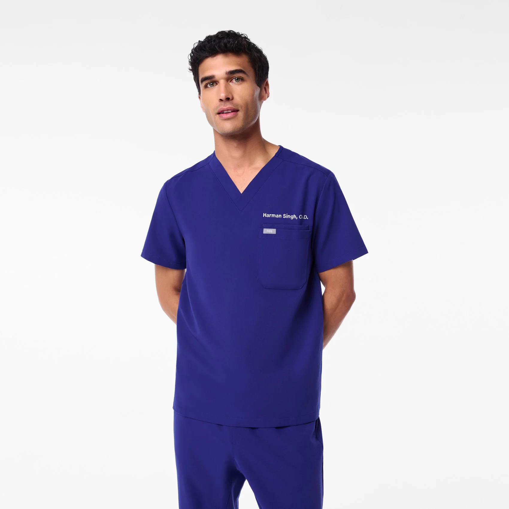 21029-men-s-deep-royal-blue-leon-three-pocket-scrub-toptm-1.webp men's Deep Royal Blue Leon - Three-Pocket Scrub Top™