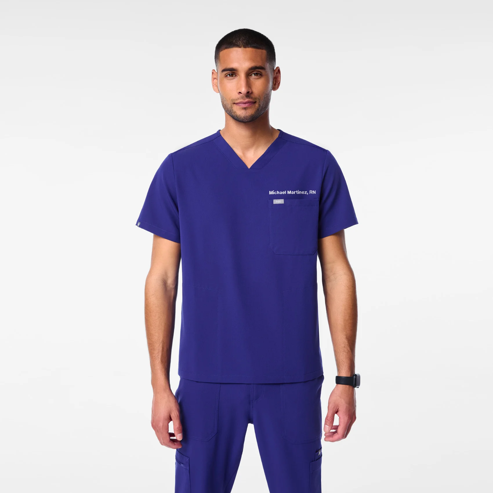 21073-men-s-deep-royal-blue-chisec-three-pocket-scrub-toptm-1.webp men's Deep Royal Blue Chisec - Three-Pocket Scrub Top™