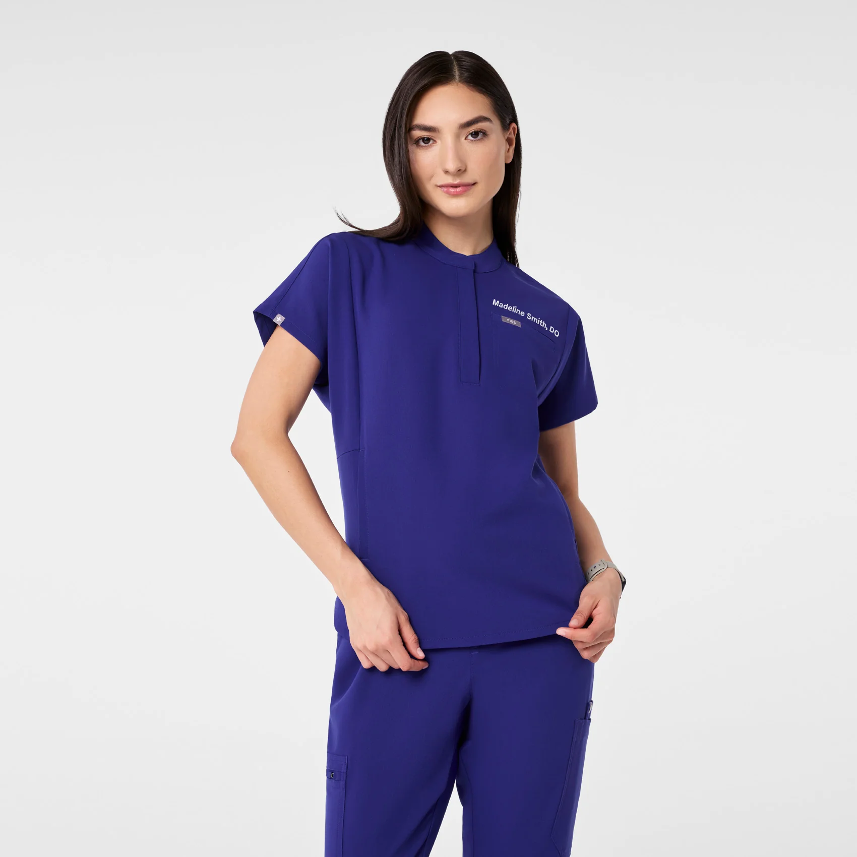 21092-women-s-deep-royal-blue-montex-mock-neck-scrub-top-1.webp women's Deep Royal Blue Montex - Mock Neck Scrub Top