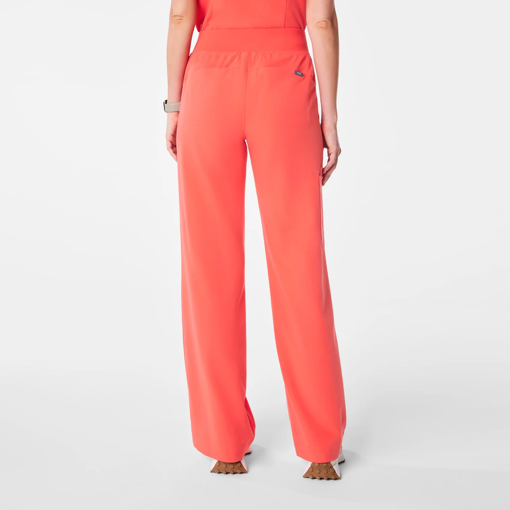 women's Fireside High Waisted Isabel Wide Leg - Tall Scrub Pant
