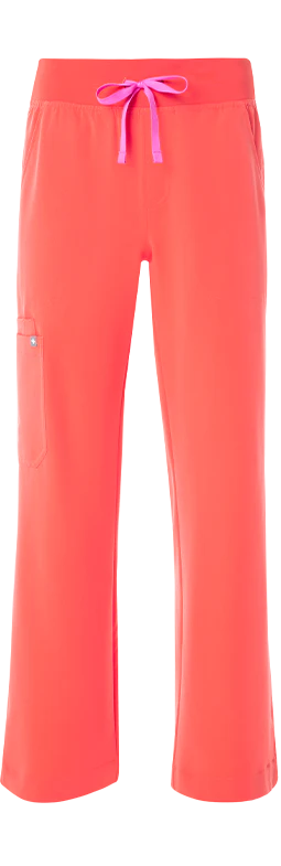 women's Fireside High Waisted Isabel Wide Leg - Tall Scrub Pant