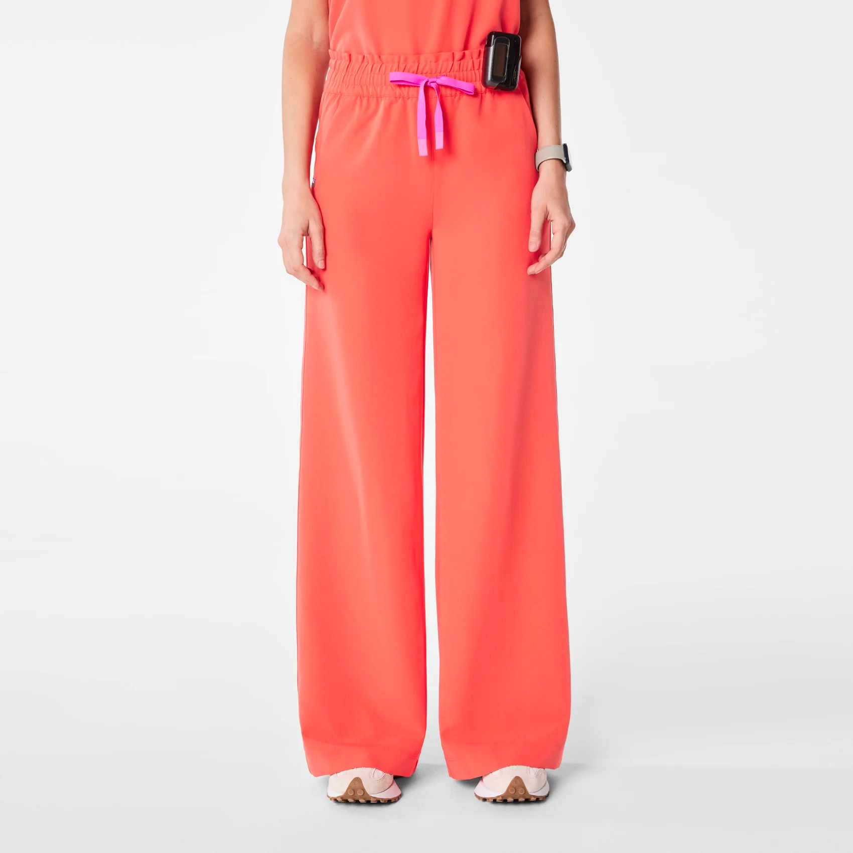 women's Fireside High Waisted Allison Ultra Wide Leg - Scrub Pant