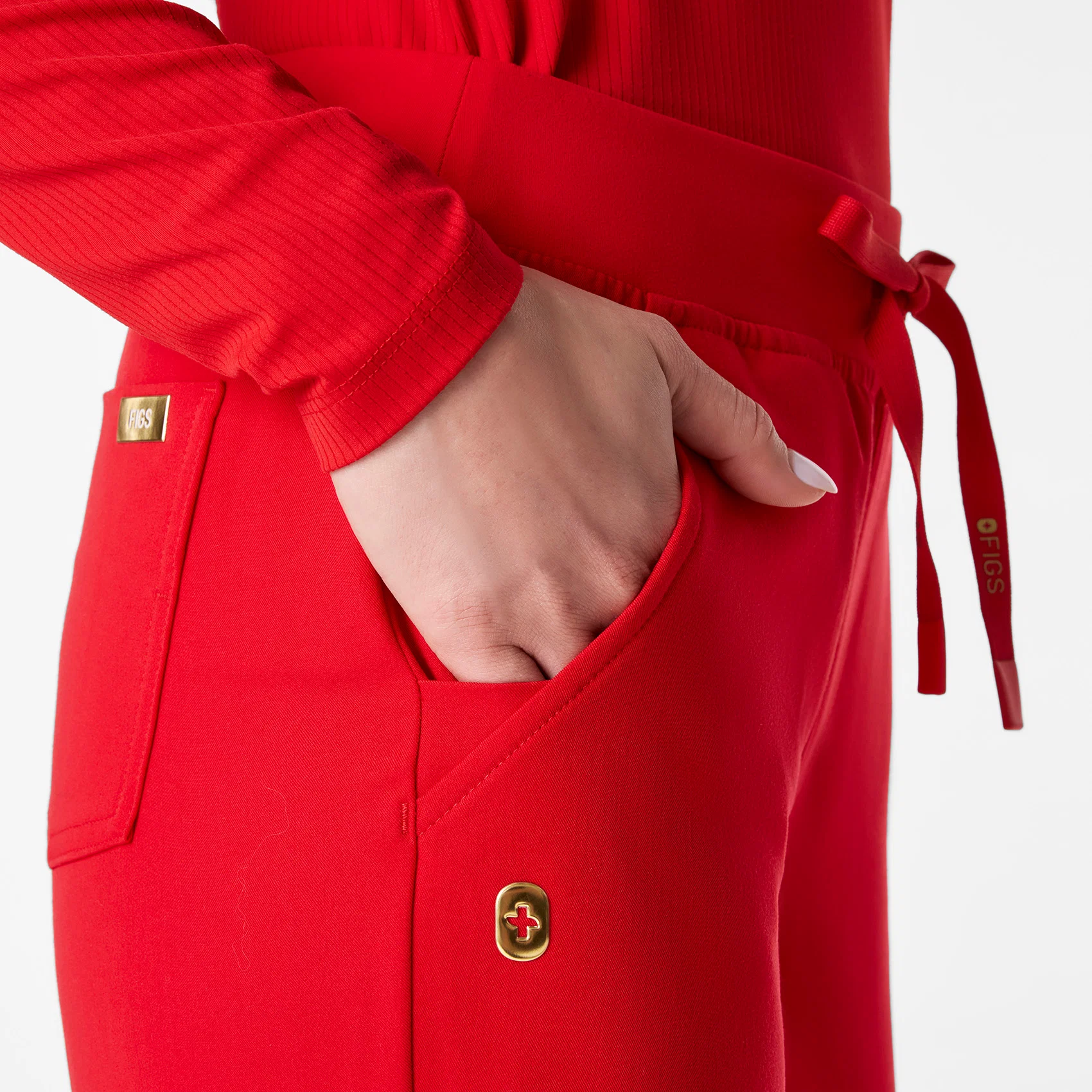 women's Lunar New Year Pop Red Zamora - Jogger Scrub Pant™