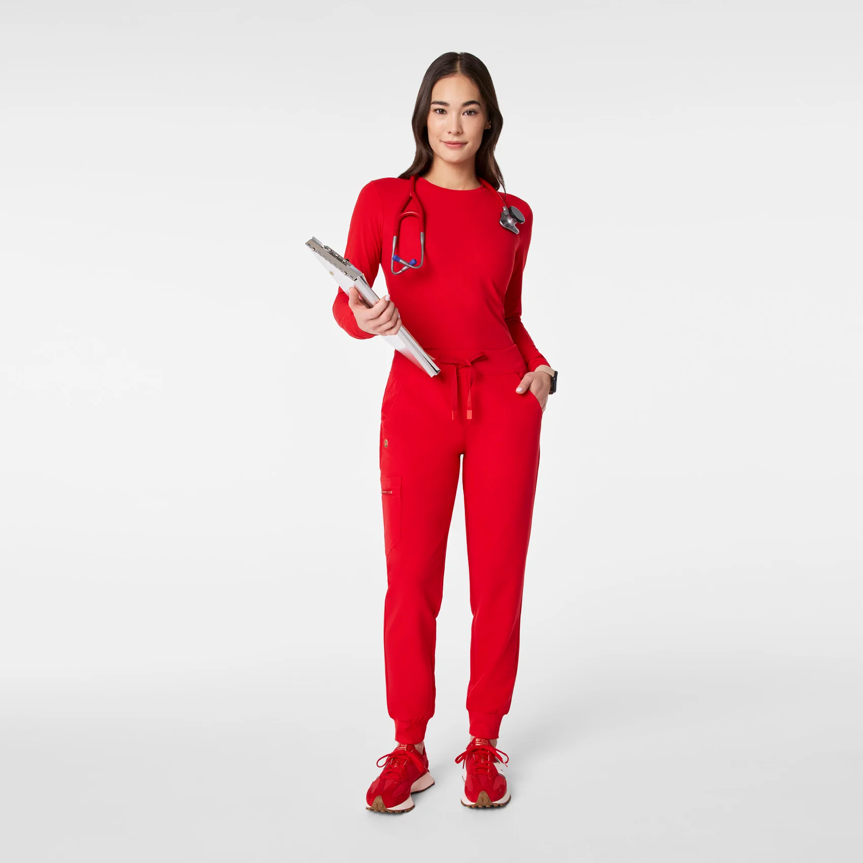 women's Lunar New Year Pop Red Zamora - Jogger Scrub Pant™