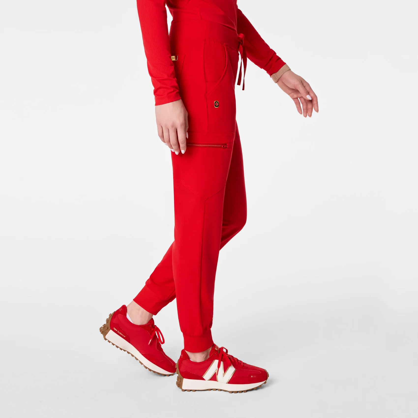 women's Lunar New Year Pop Red Zamora - Jogger Scrub Pant™