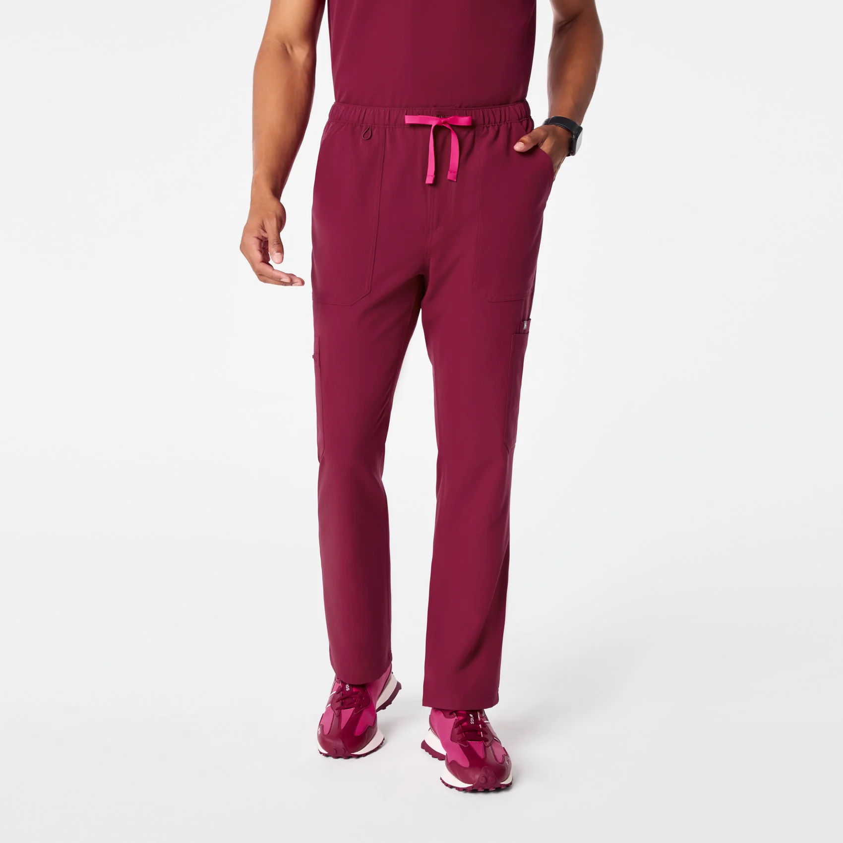 22774-men-s-deep-cranberry-cairo-cargo-scrub-panttm-1.webp men's Deep Cranberry Cairo - Cargo Scrub Pant™