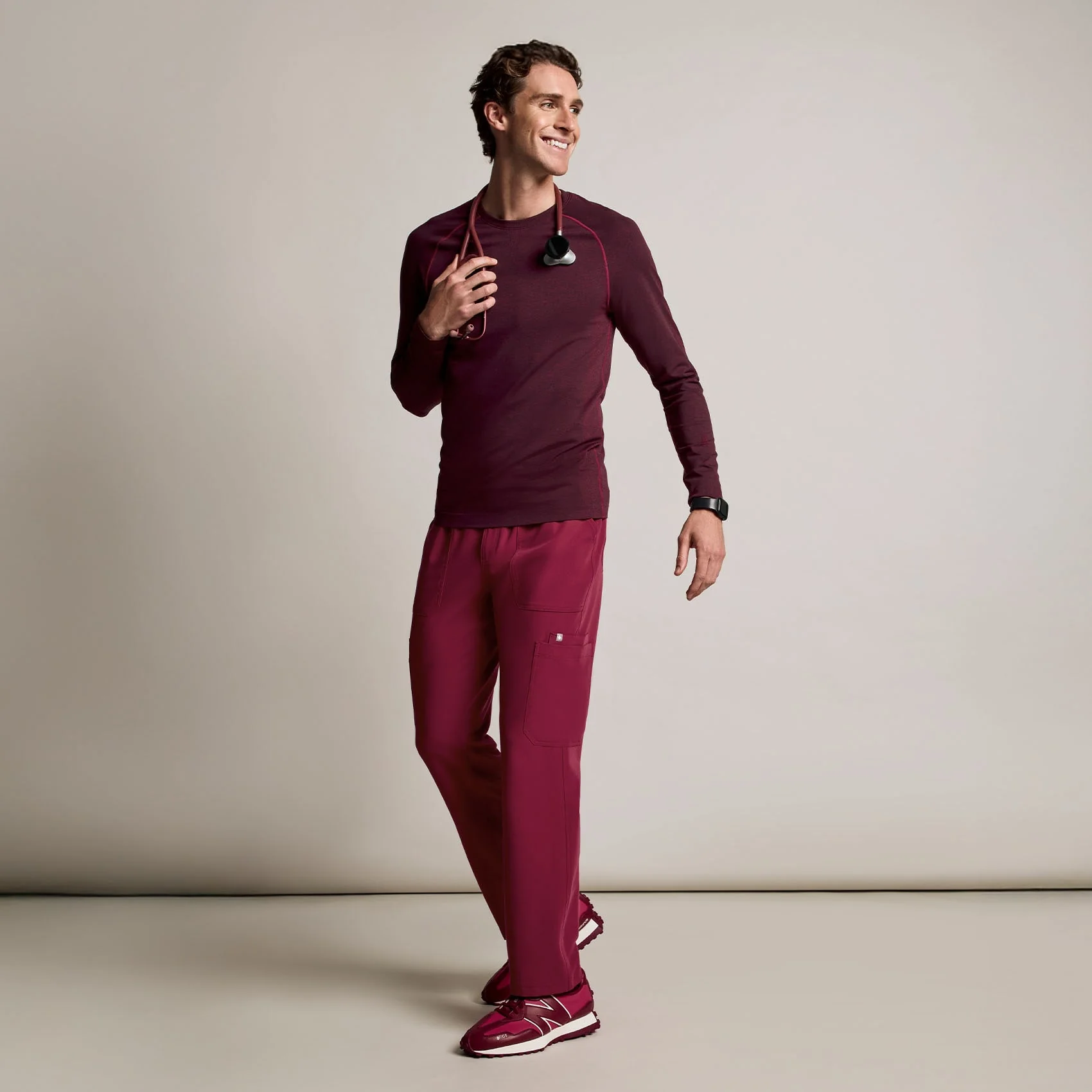 22774-men-s-deep-cranberry-cairo-cargo-scrub-panttm-10.webp men's Deep Cranberry Cairo - Cargo Scrub Pant™