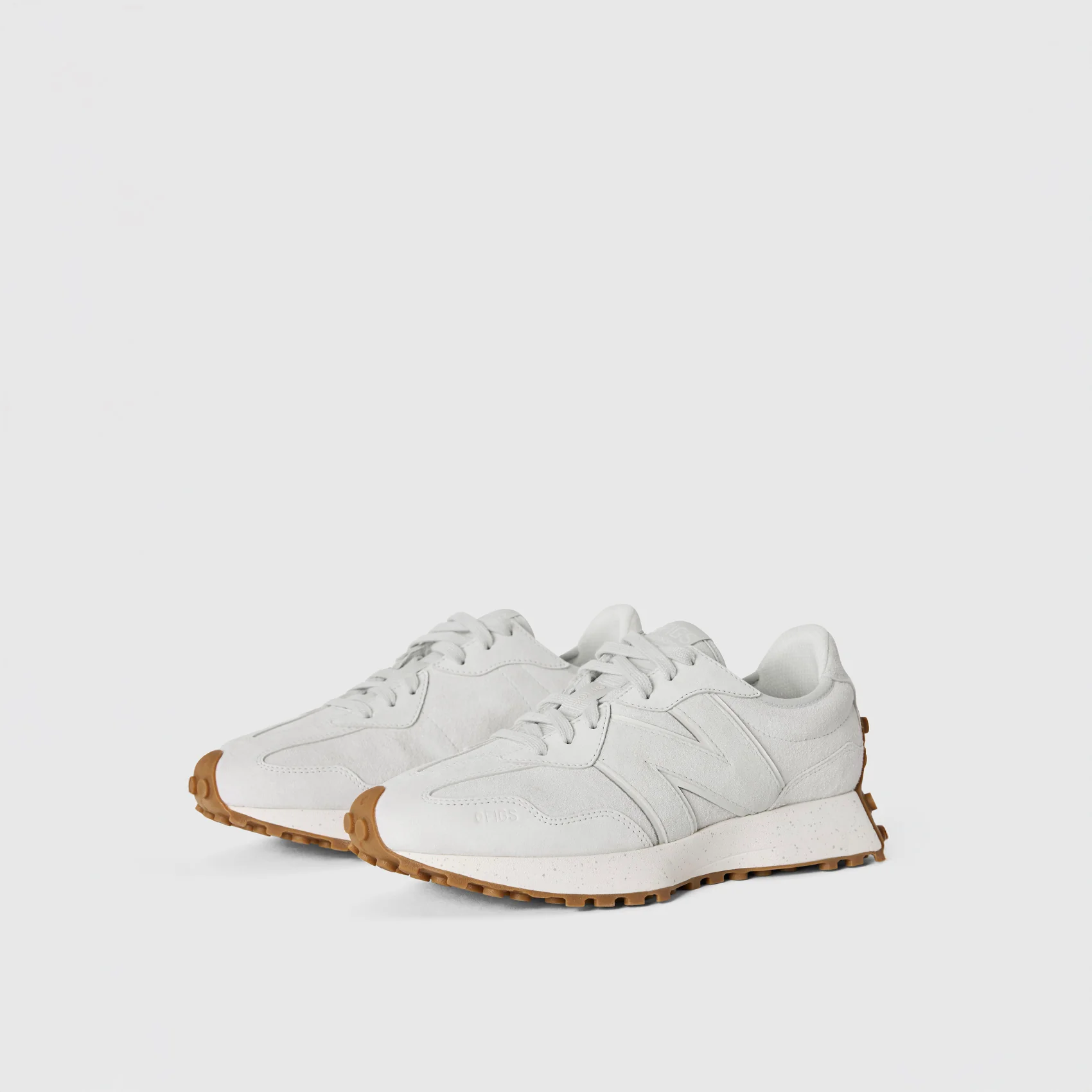 unisex Light Grey FIGS | New Balance 327