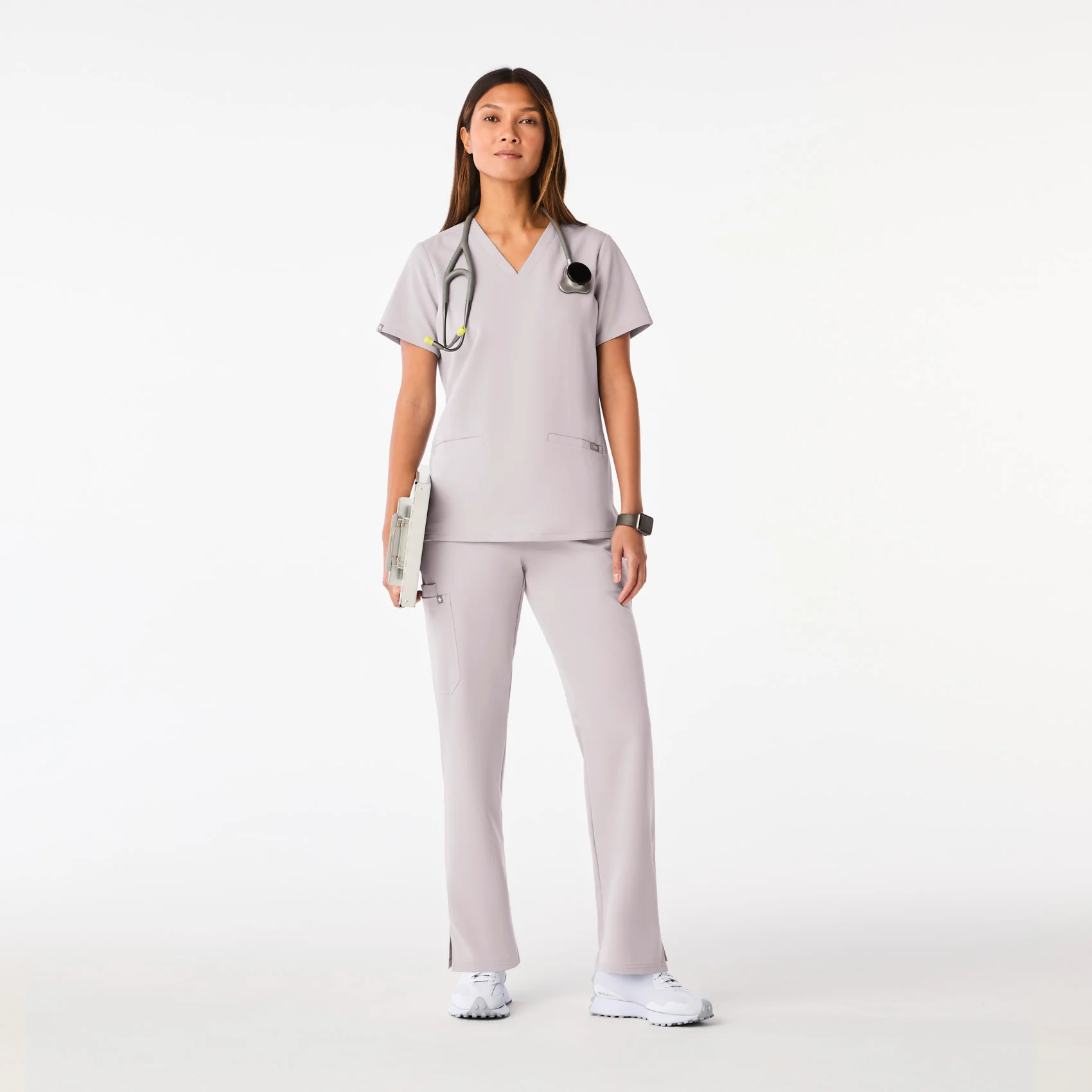 women's Slate Casma - Three-Pocket Scrub Top™