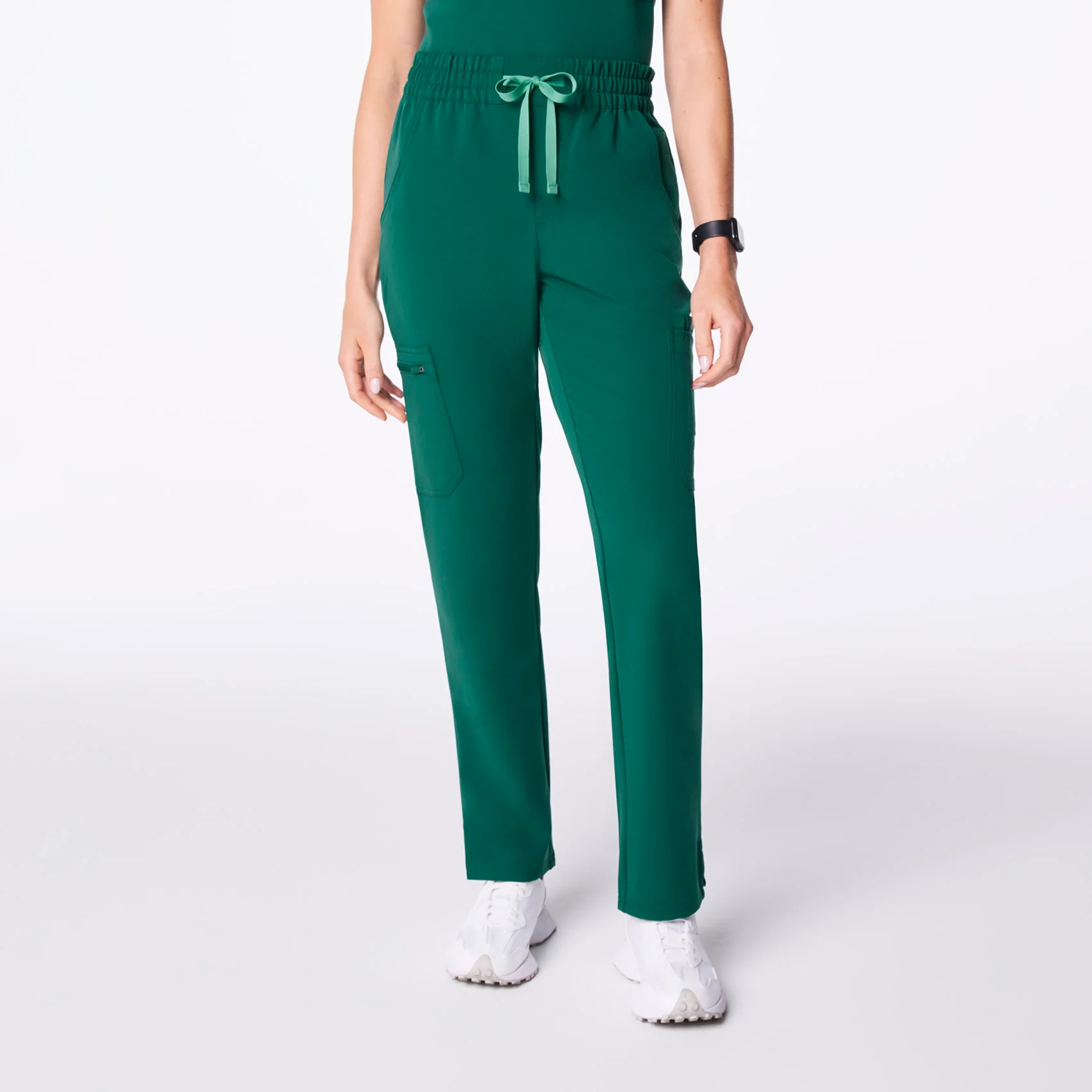 23718-women-s-hunter-green-high-waisted-dowa-scrub-pants-1.webp women's Hunter Green High Waisted Dowa - Scrub Pants