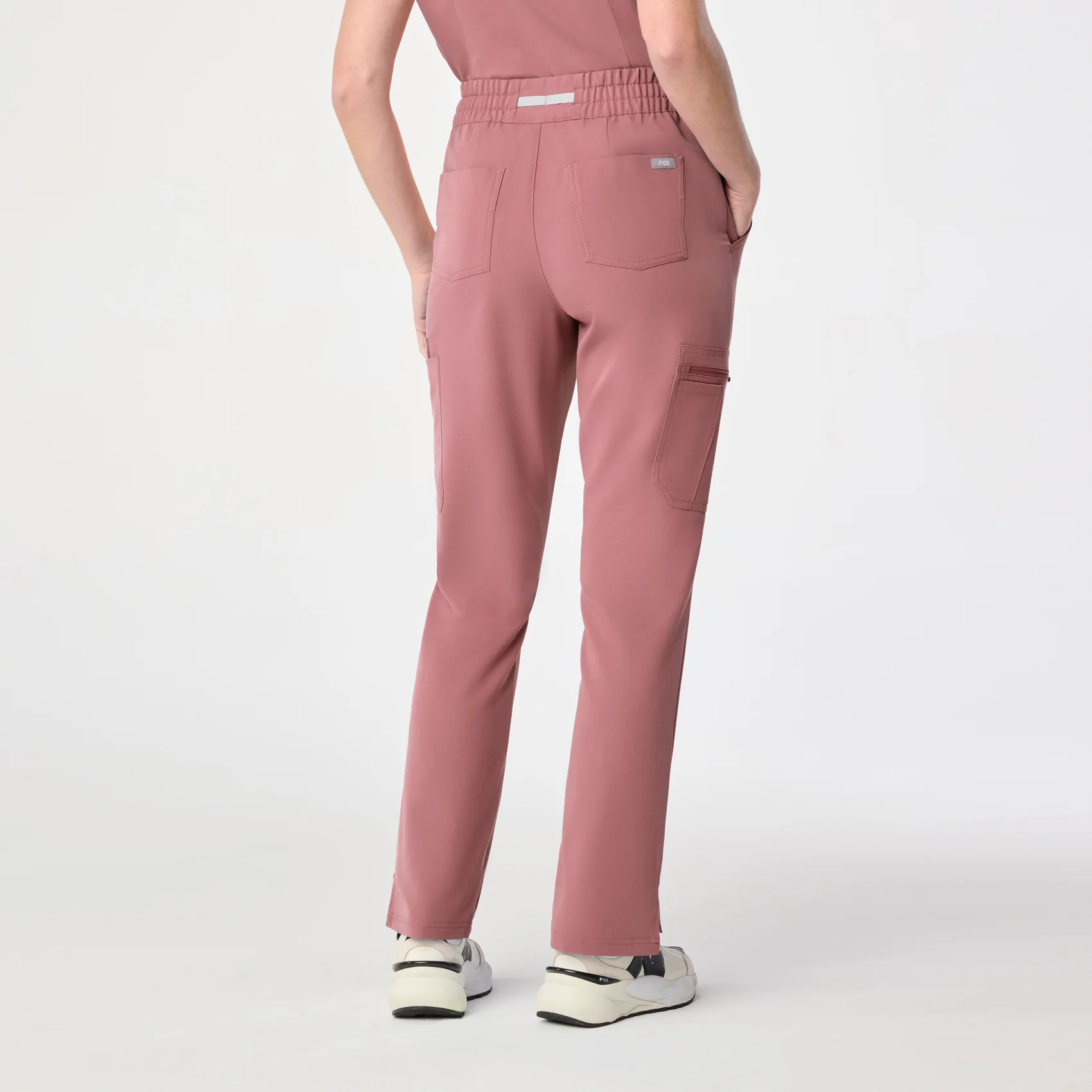 women's Mauve High Waisted Dowa - Tall Scrub Pant (3XL-6XL)