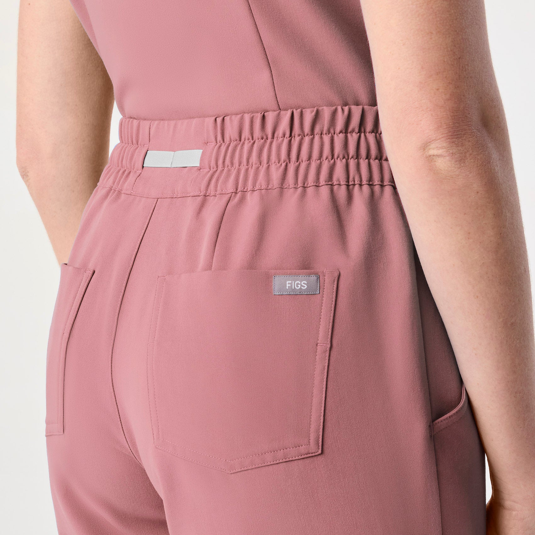 women's Mauve High Waisted Dowa - Tall Scrub Pant (3XL-6XL)
