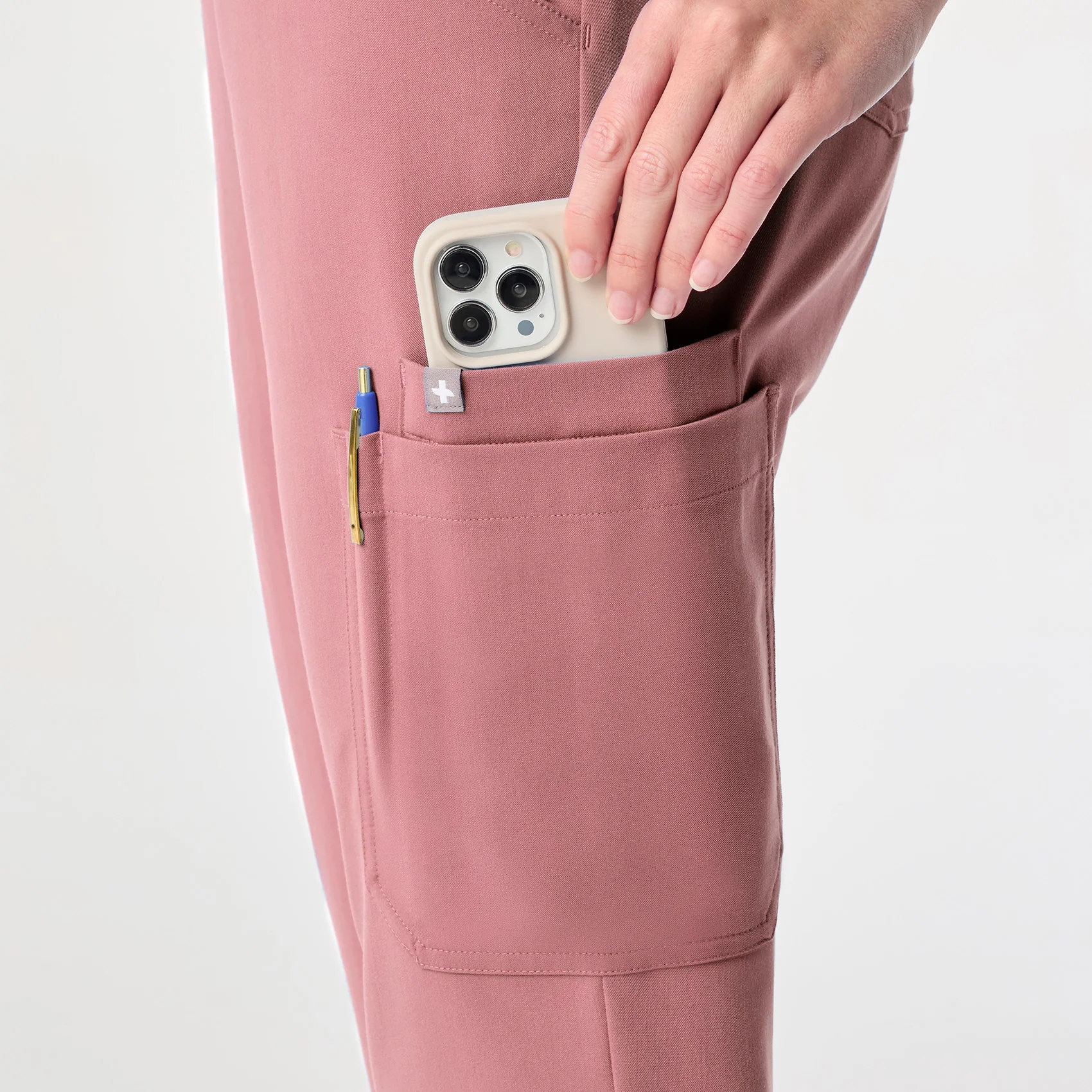 women's Mauve High Waisted Dowa - Tall Scrub Pant (3XL-6XL)