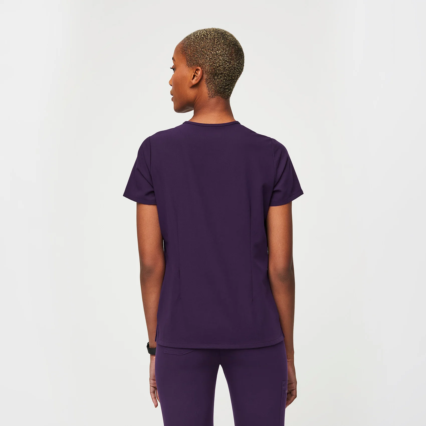 women's Purple Jam Catarina™ - One-Pocket Scrub Top