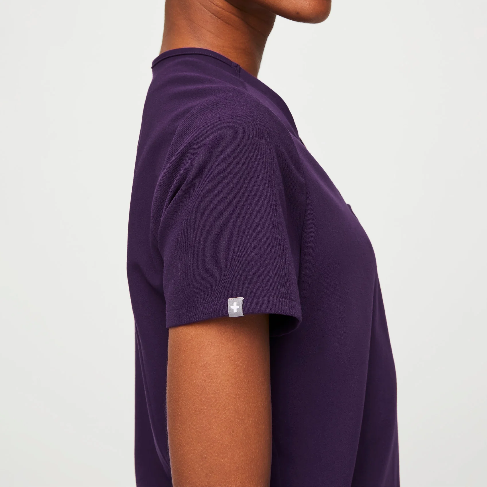women's Purple Jam Catarina™ - One-Pocket Scrub Top