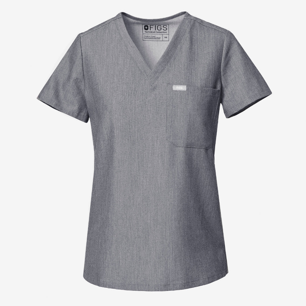 women's Purple Jam Catarina™ - One-Pocket Scrub Top
