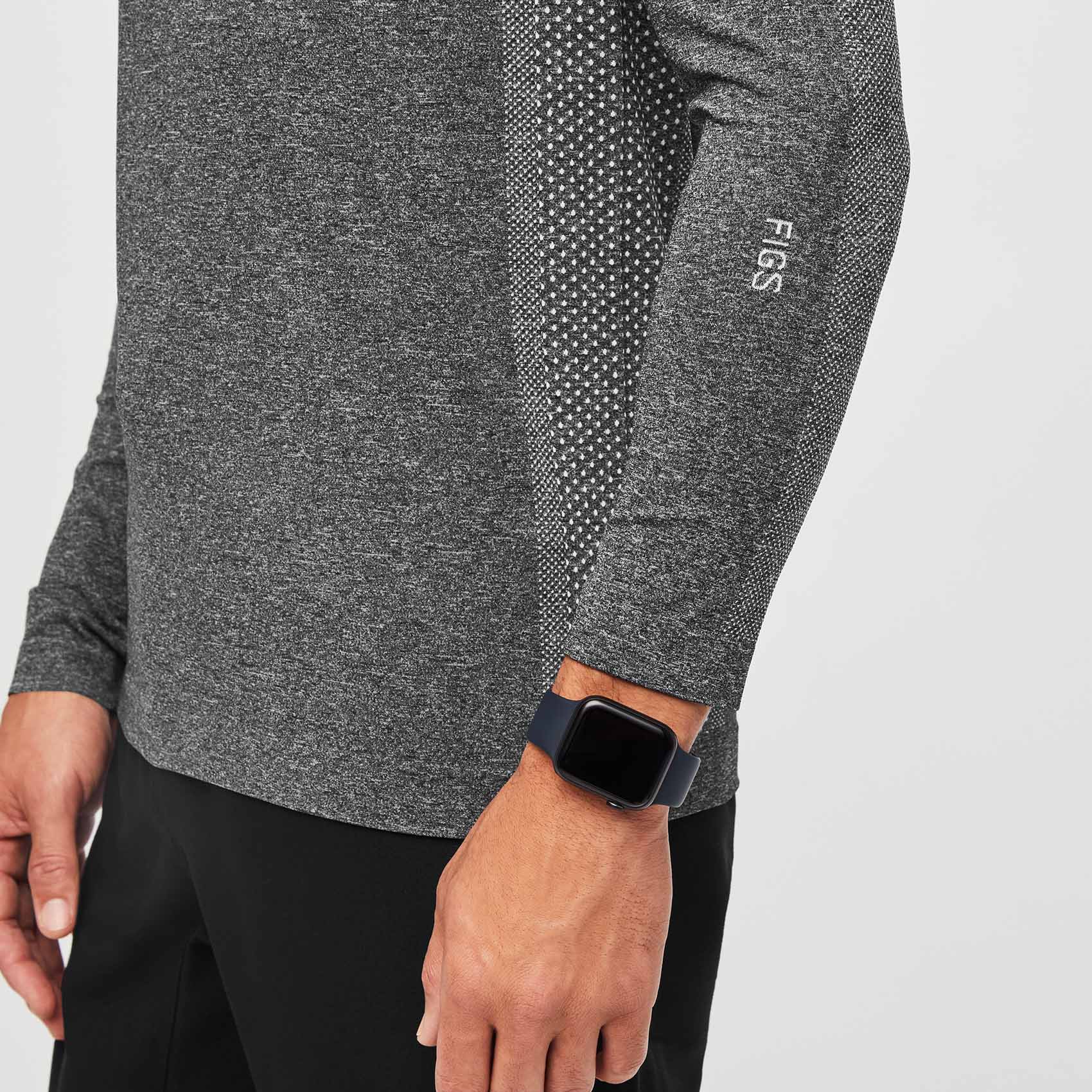 men's Graphite Makato Seamless - Longsleeve Underscrub