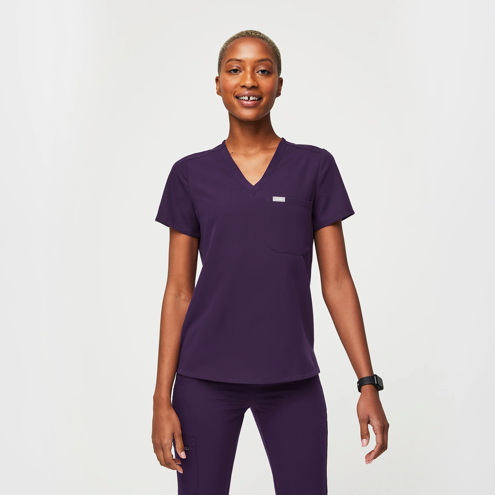 women's Purple Jam Catarina™- One-Pocket Scrub Top (3XL - 6XL)
