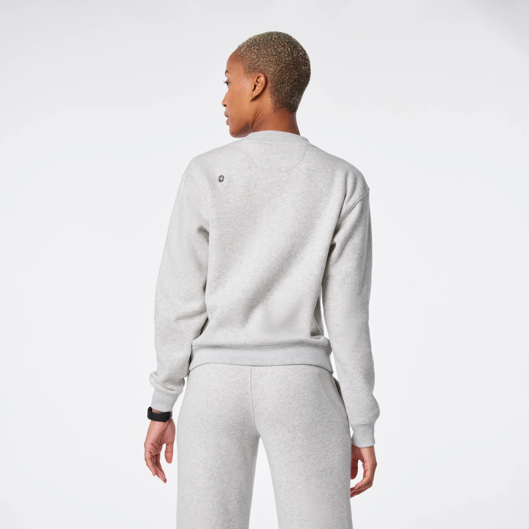 24459-women-s-heather-grey-off-shift-relaxed-crewneck-sweatshirttm-4.webp women's Heather Grey Off-Shift Relaxed - Crewneck Sweatshirt™