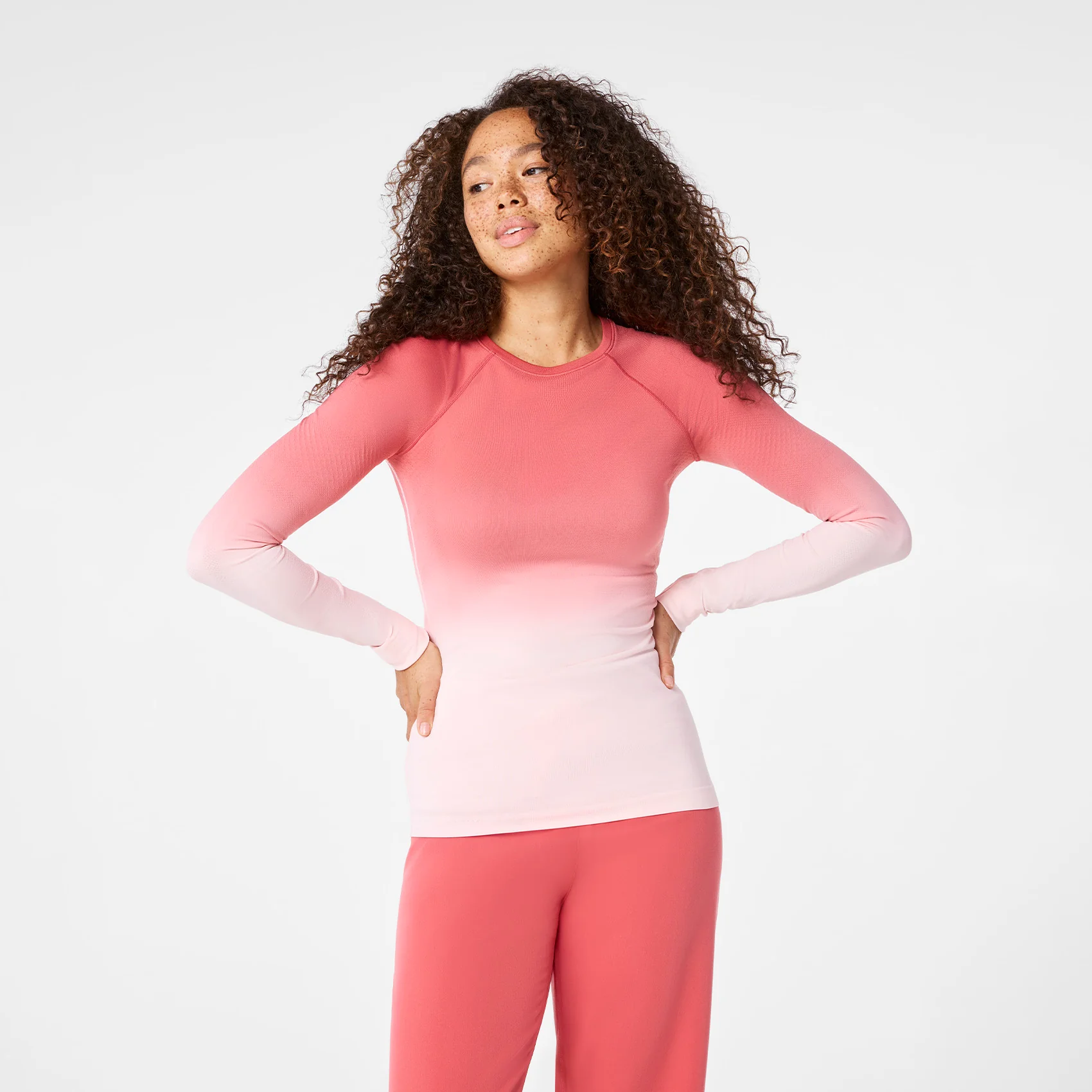 24467-women-s-pulmonary-pink-salta-seamless-longsleeve-underscrub-1.webp women's Pulmonary Pink Salta Seamless - Longsleeve Underscrub