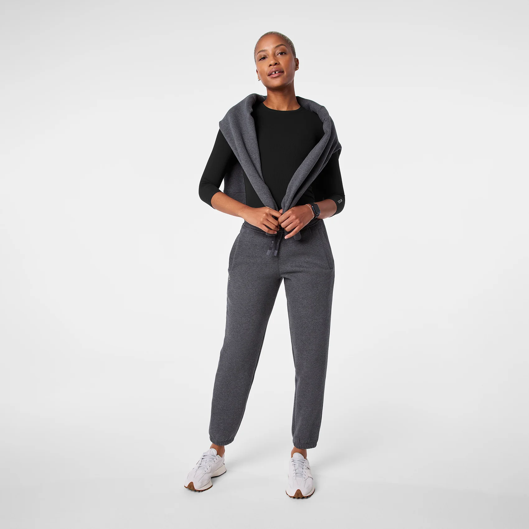 24632-women-s-charcoal-heather-grey-off-shift-relaxed-jogger-sweatpanttm-2.webp women's Charcoal Heather Grey Off-Shift Relaxed - Jogger Sweatpant™