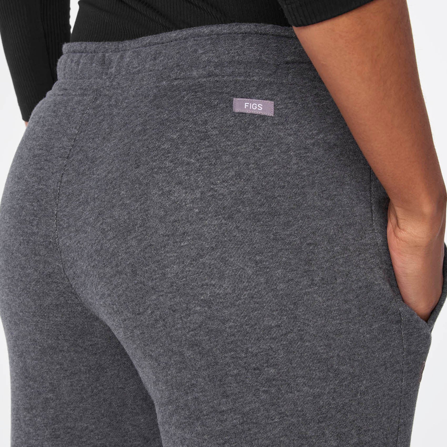 24632-women-s-charcoal-heather-grey-off-shift-relaxed-jogger-sweatpanttm-5.jpg women's Charcoal Heather Grey Off-Shift Relaxed - Jogger Sweatpant™