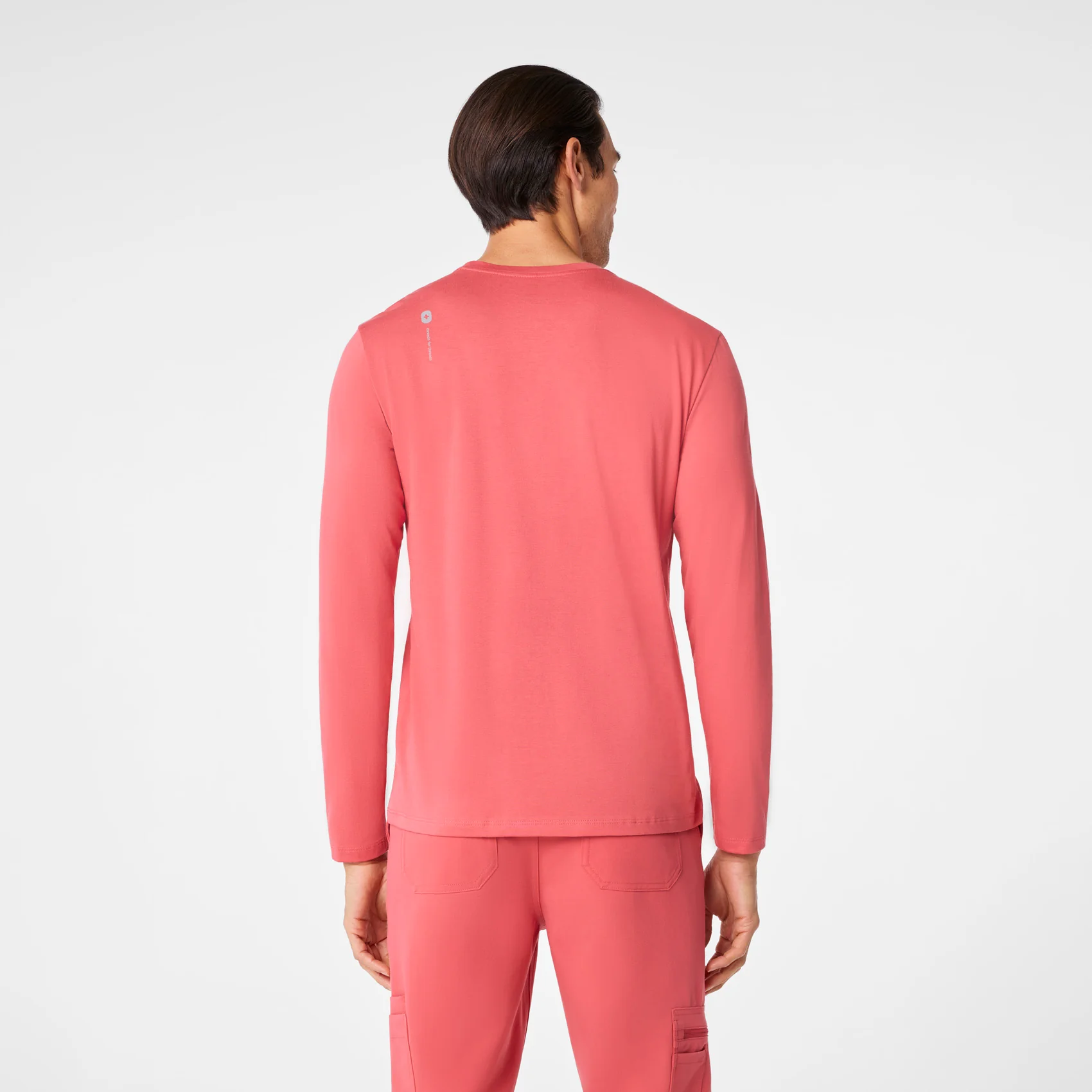 men's Pulmonary Pink Love Is The Cure Supersoft - Longsleeve Underscrub