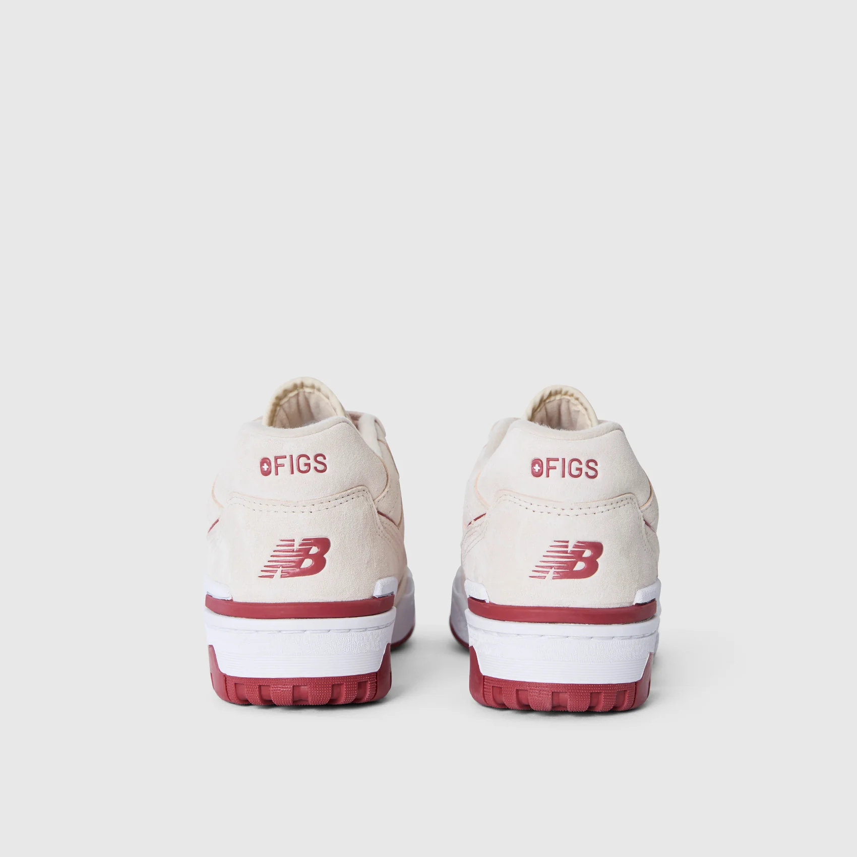 unisex Cream/Mauve FIGS | New Balance 550