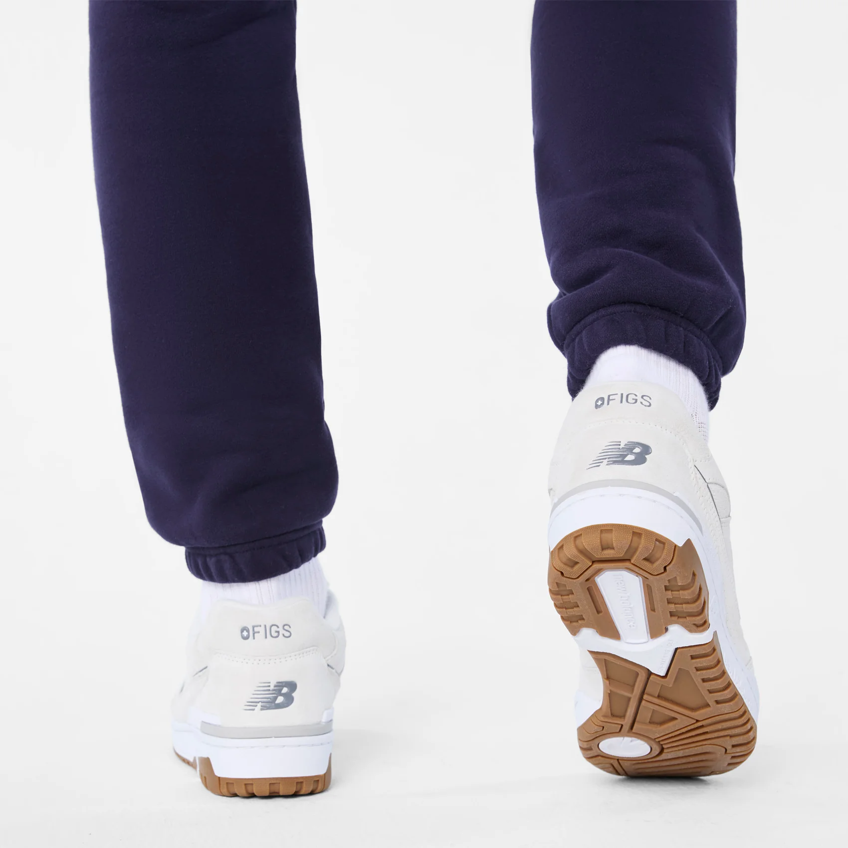 unisex Cream/Optic White FIGS | New Balance 550
